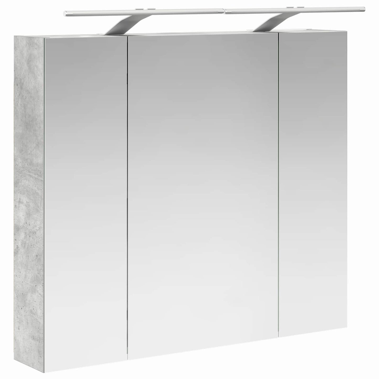 Badeværelsesspejlskab Beton Grå 80 x 14.5 x 70 cm