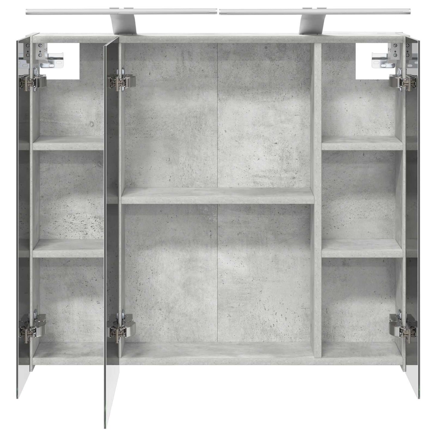 Badeværelsesspejlskab Beton Grå 80 x 14.5 x 70 cm