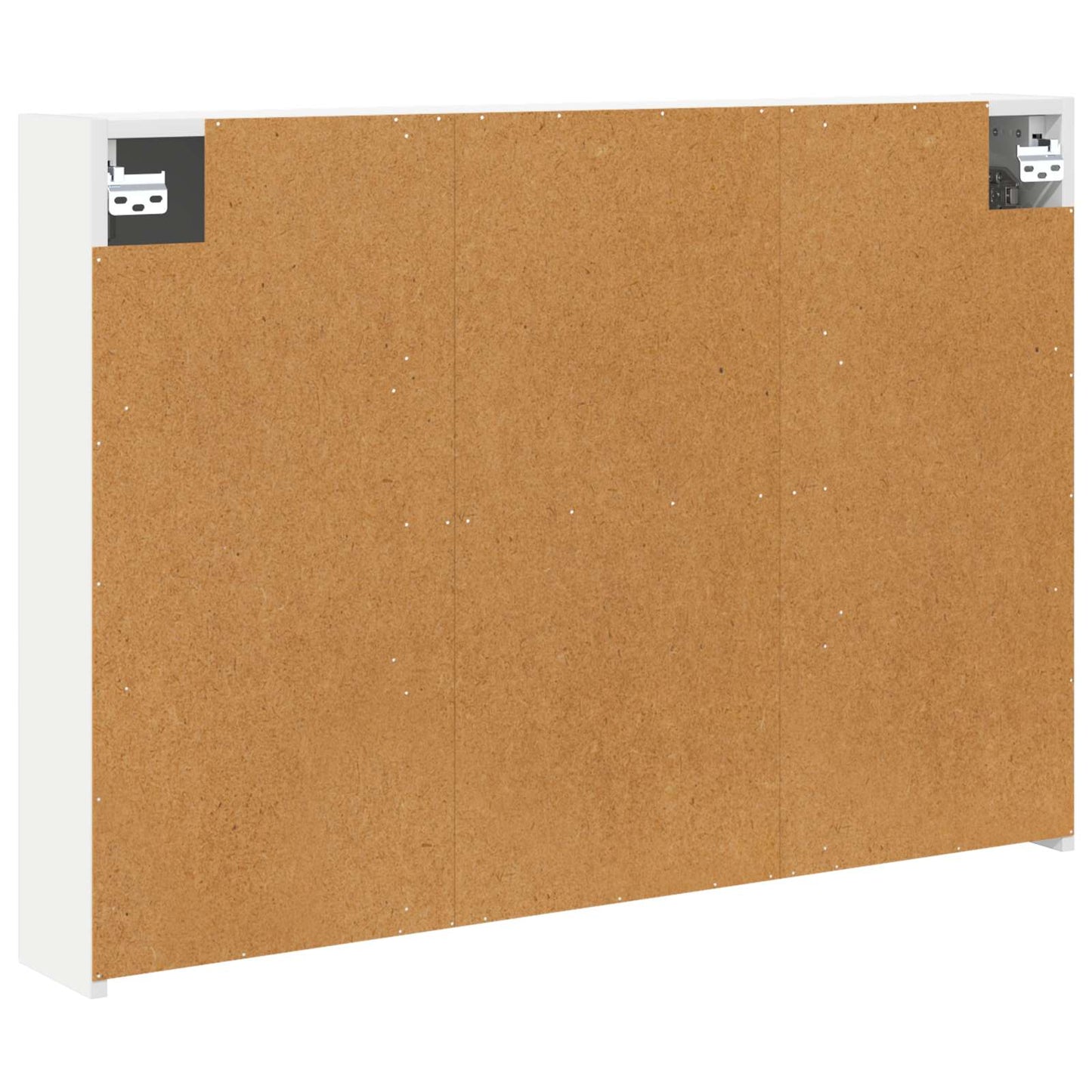 Badeværelsesspejlskab Hvid 100 x 14,5 x 70 cm Konstrueret træ