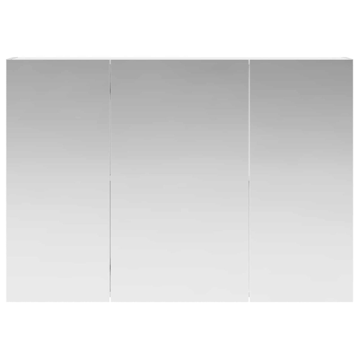 Badeværelsesspejlskab Hvid 100 x 14,5 x 70 cm Konstrueret træ