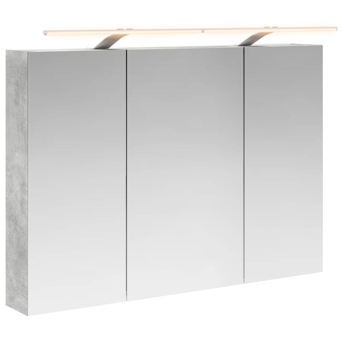 Badeværelsesspejlskab Beton Grå 100 x 14,5 x 70 cm