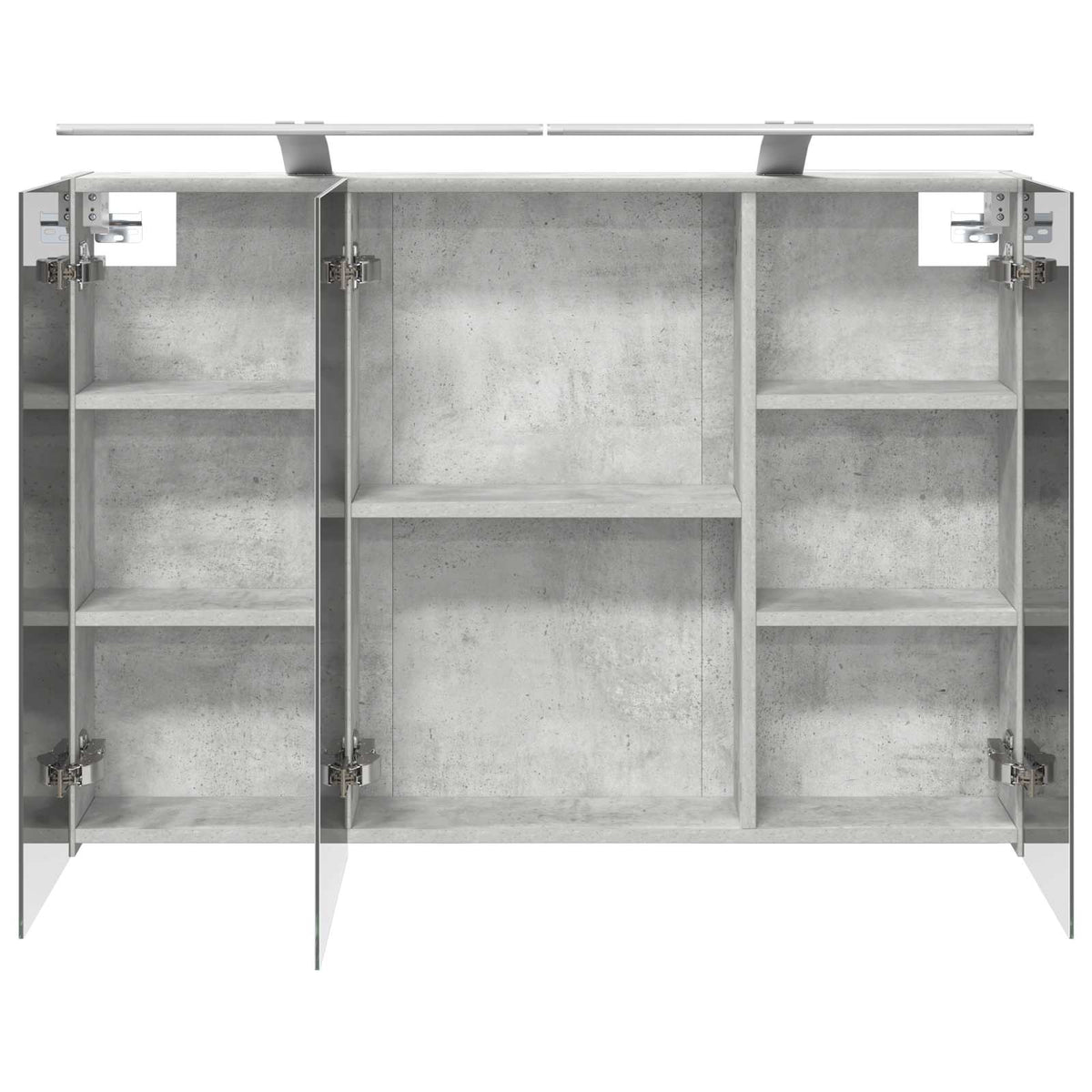 Badeværelsesspejlskab Beton Grå 100 x 14,5 x 70 cm
