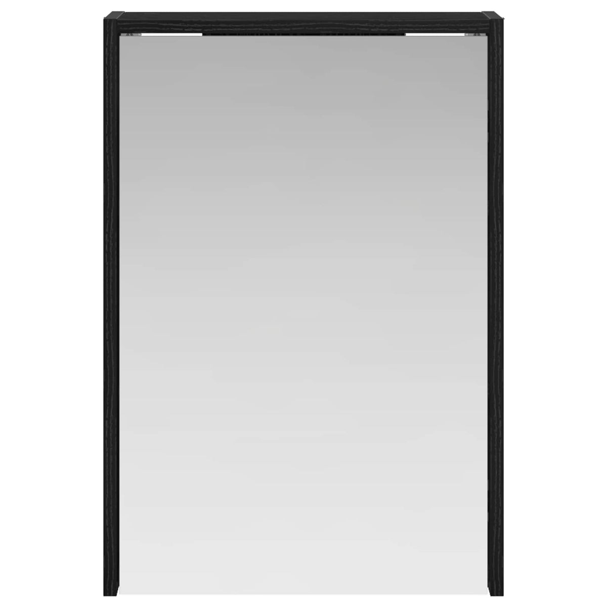 Badeværelsesspejlskab Sort eg 43 x 16 x 62.5 cm Konstrueret træ