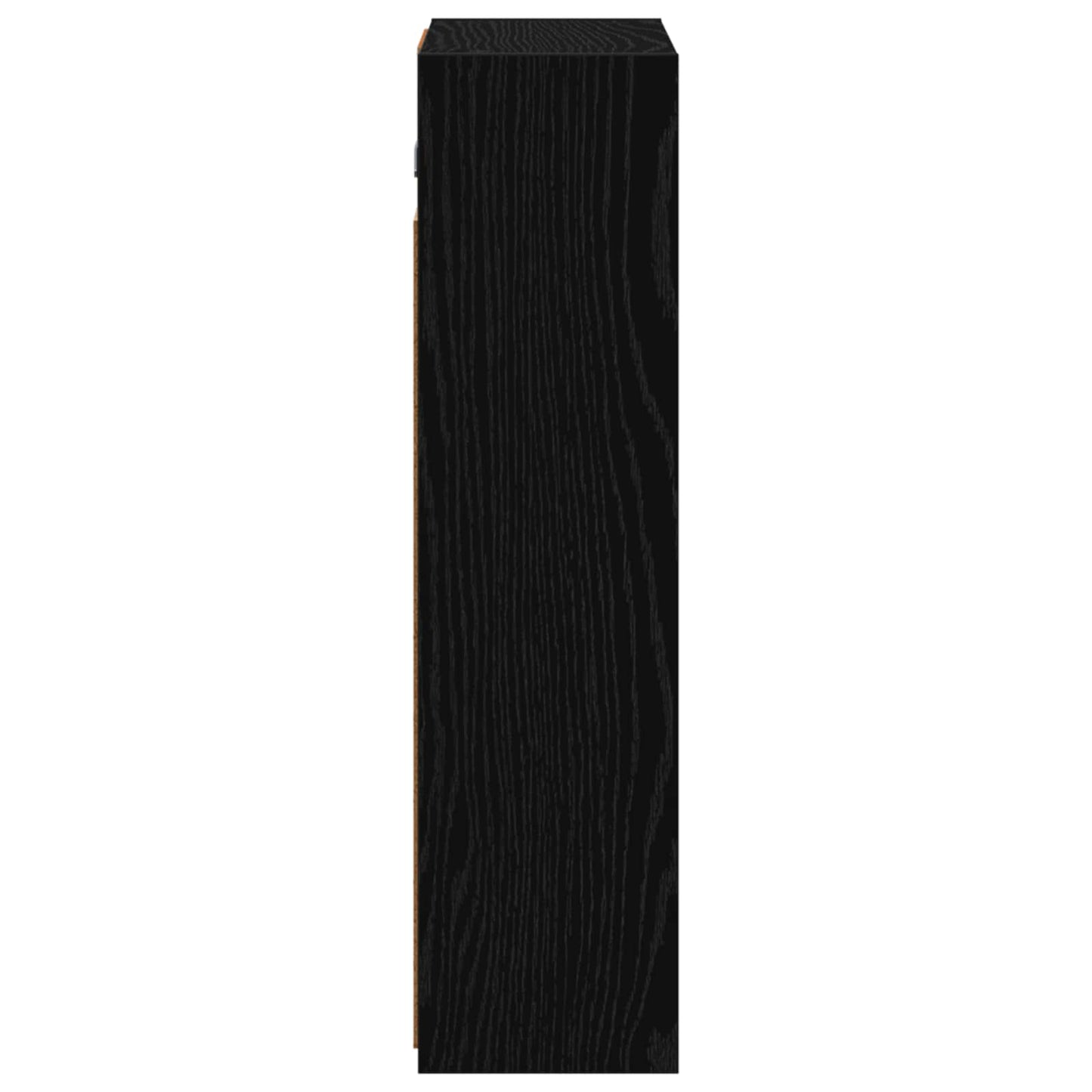 Badeværelsesspejlskab Sort eg 43 x 16 x 62.5 cm Konstrueret træ