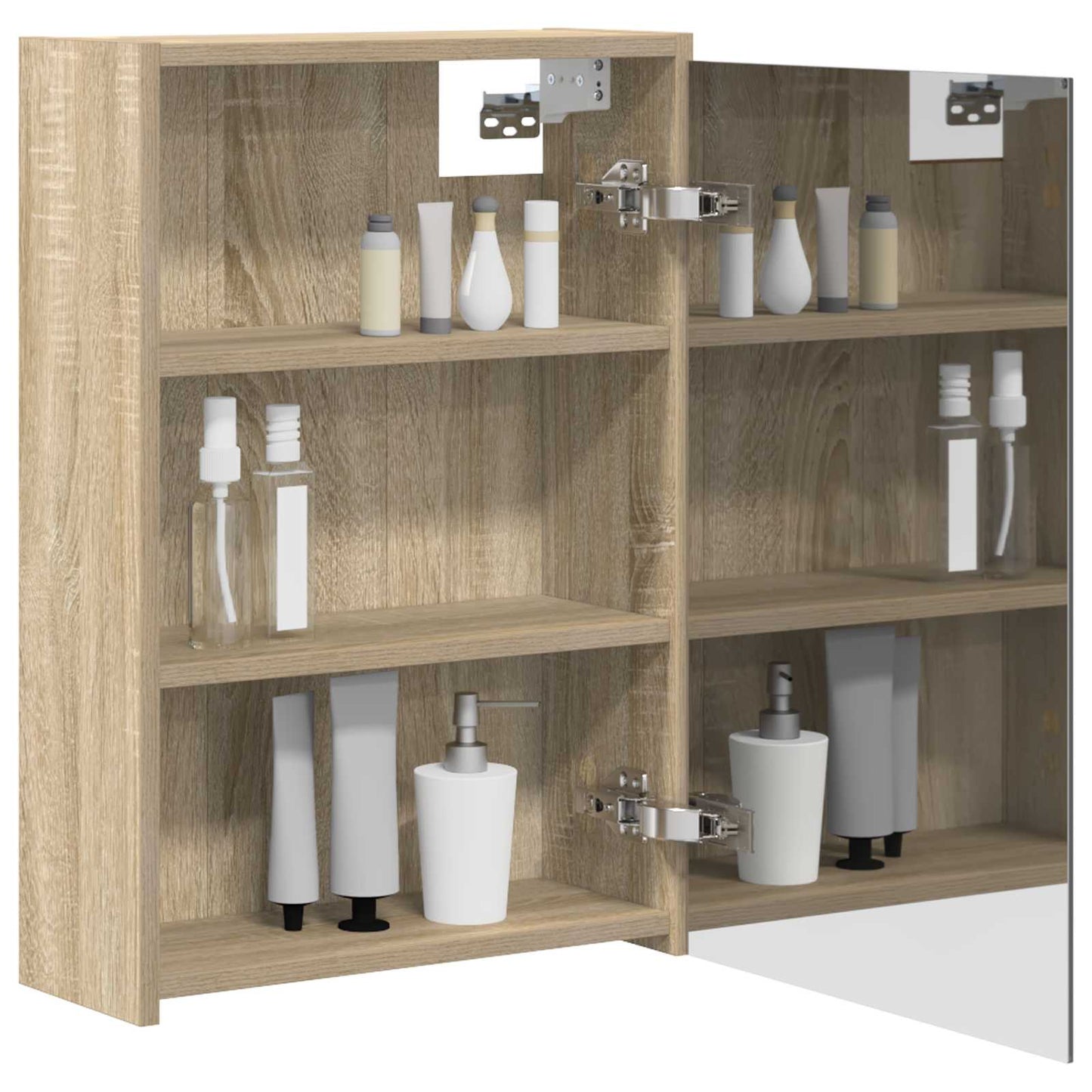 Badeværelsesspejlskab Sonoma eg 43 x 16 x 62.5 cm