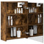 Badeværelsesspejlskab Røget eg 43 x 16 x 62.5 cm