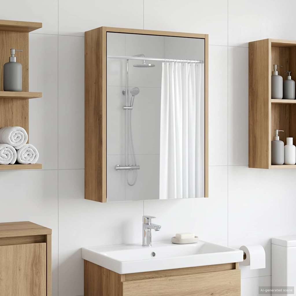Badeværelsesspejlskab Artisan eg 43 x 16 x 62.5 cm