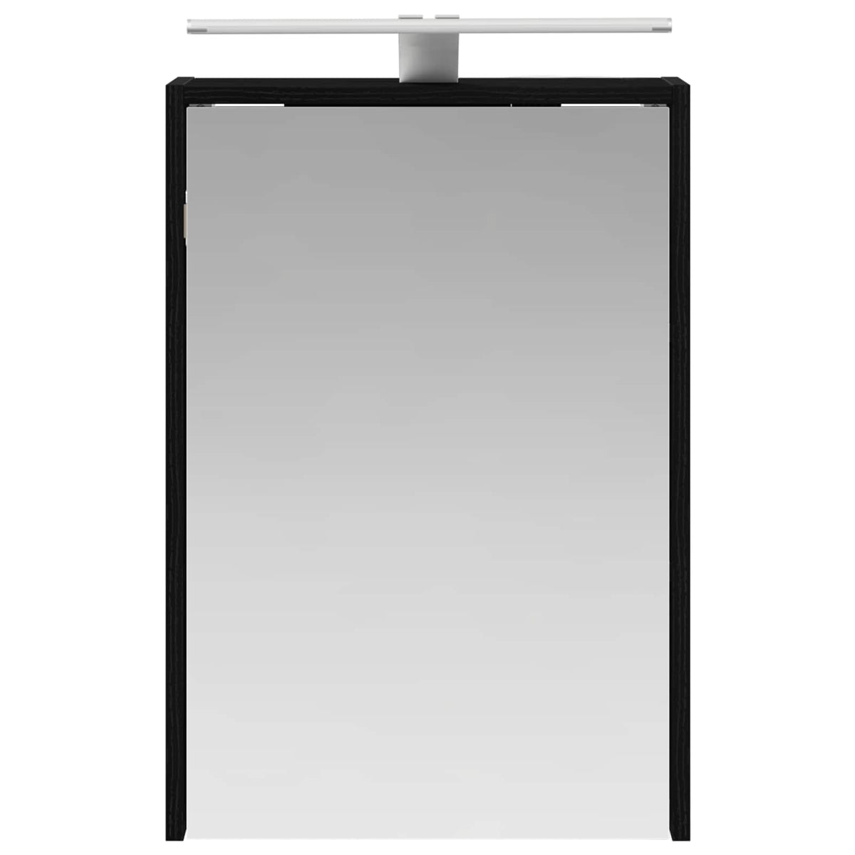 Badeværelsesspejlskab Sort eg 43 x 16 x 62.5 cm Konstrueret træ