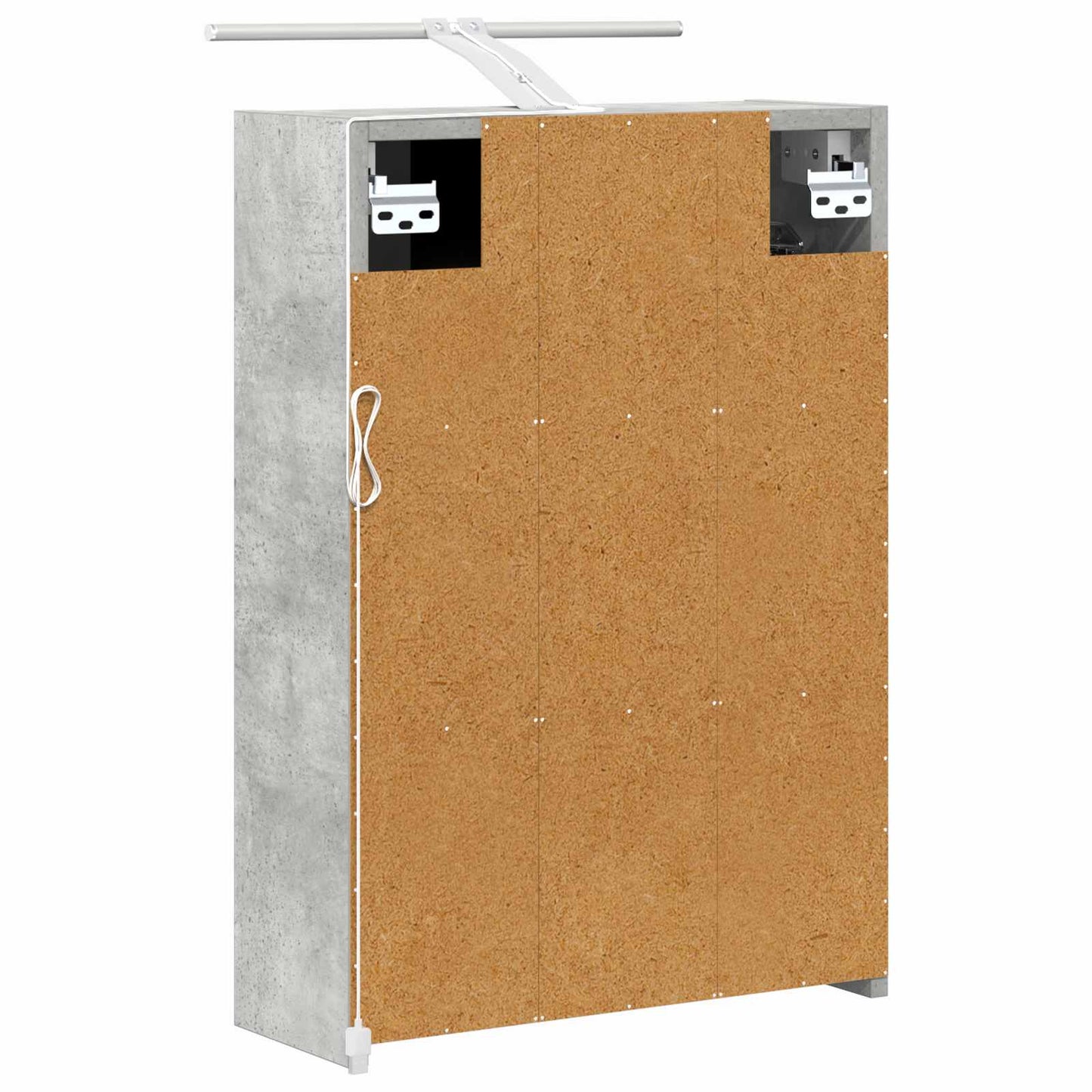 Badeværelsesspejlskab Beton Grå 43 x 16 x 62.5 cm