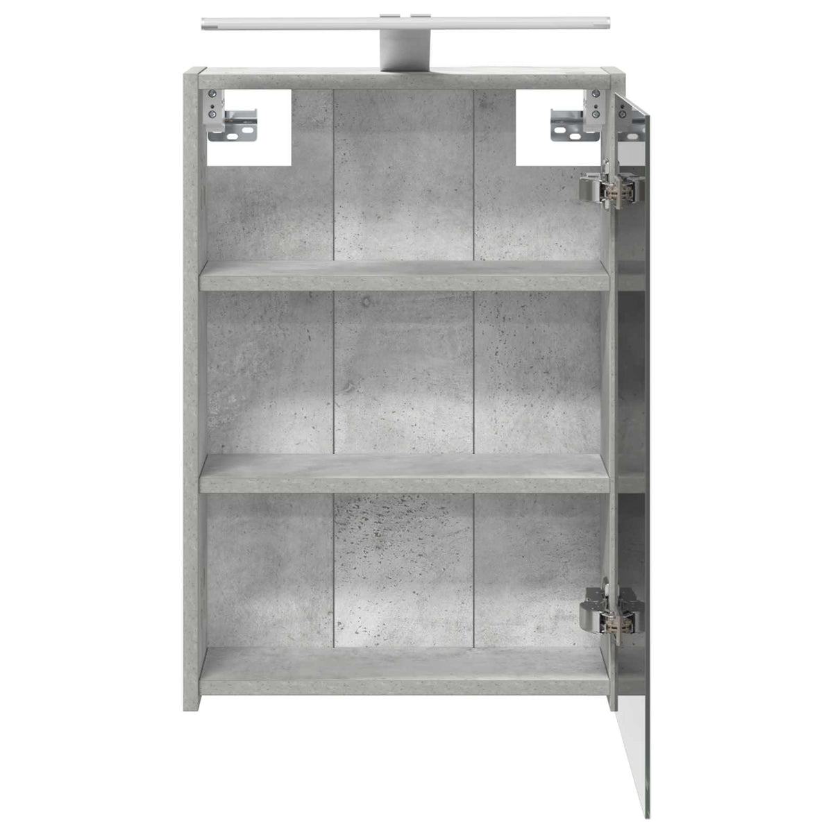 Badeværelsesspejlskab Beton Grå 43 x 16 x 62.5 cm