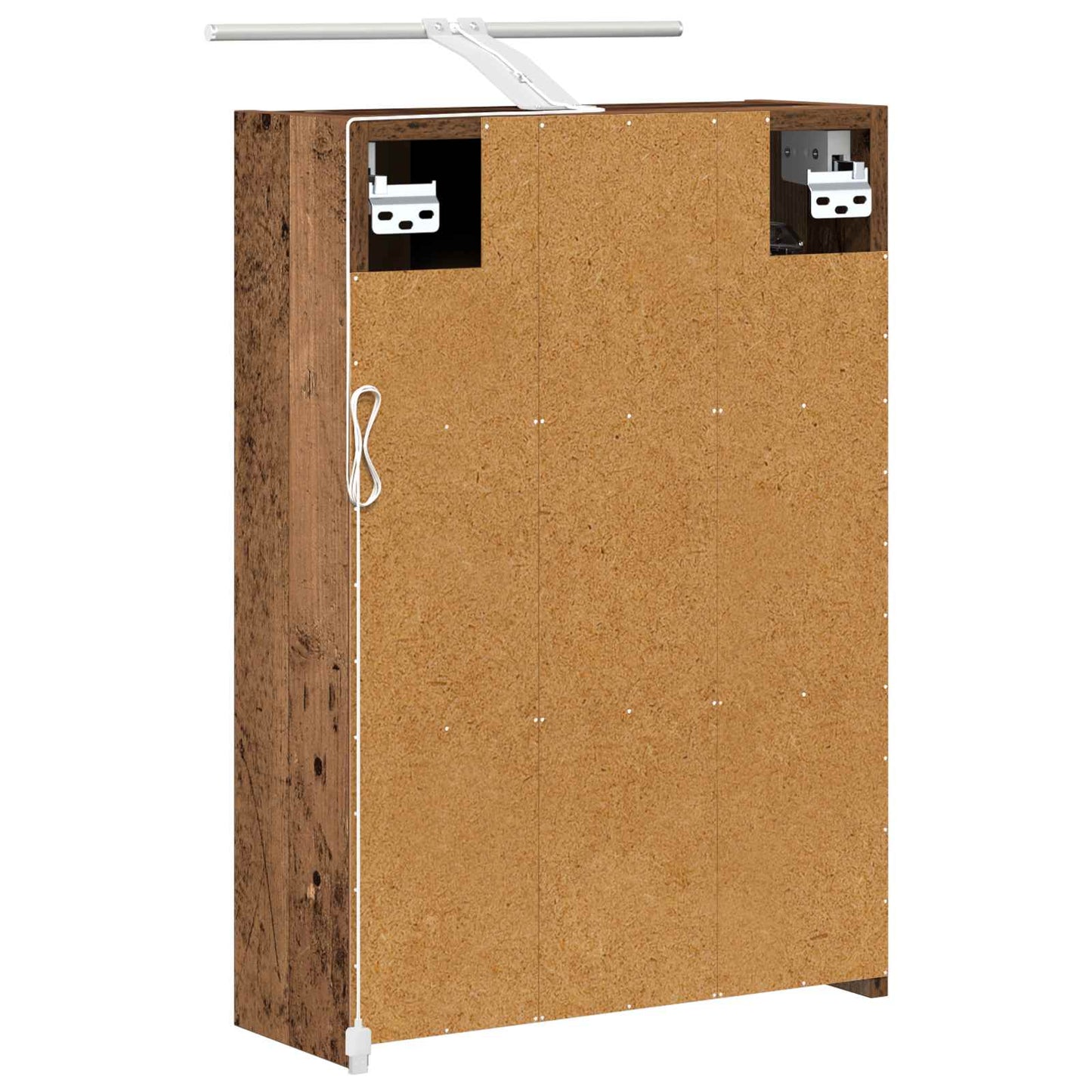 Badeværelsesspejlskab Gammelt træ 43 x 16 x 62.5 cm