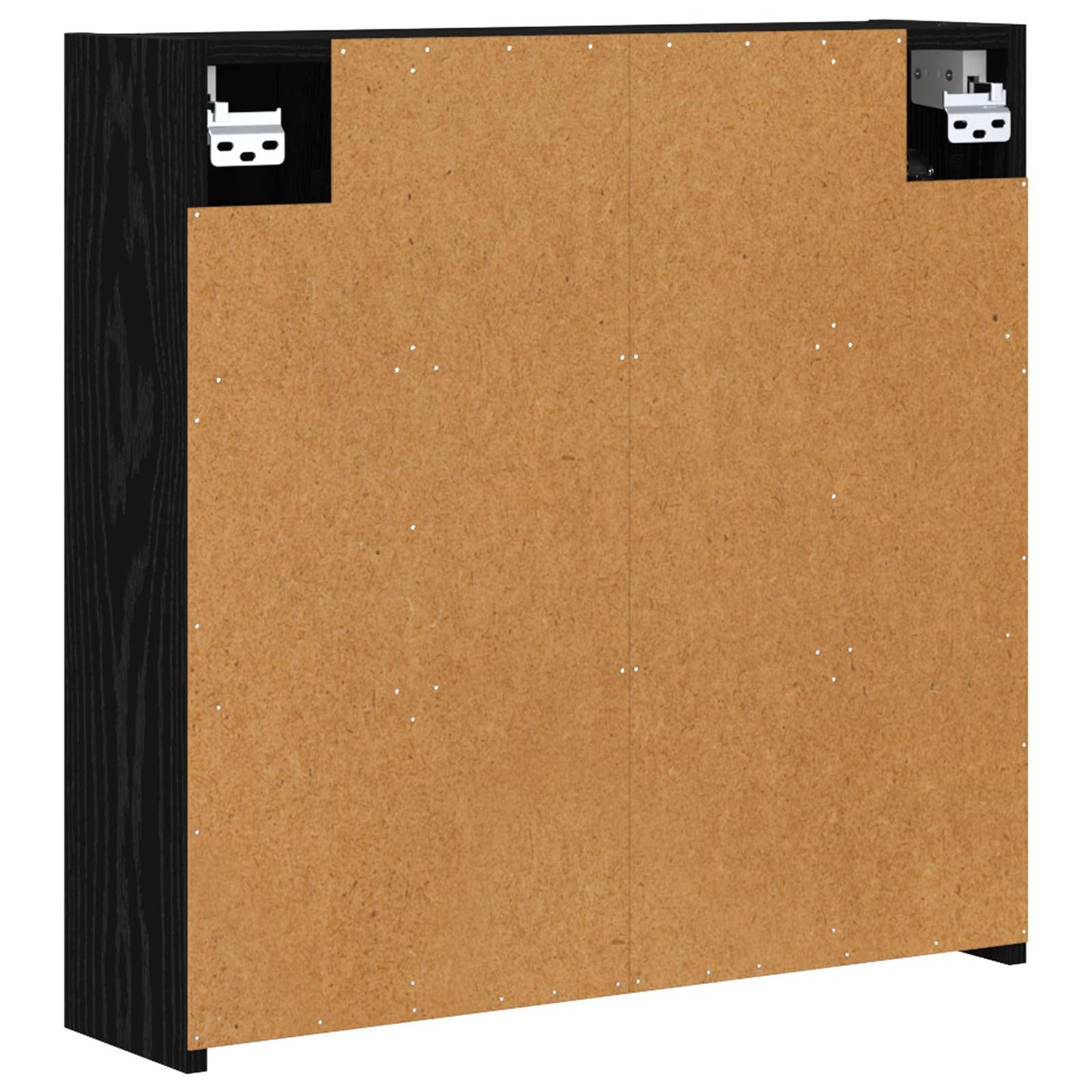 Badeværelsesspejlskab Sort eg 63,5 x 16 x 62,5 cm