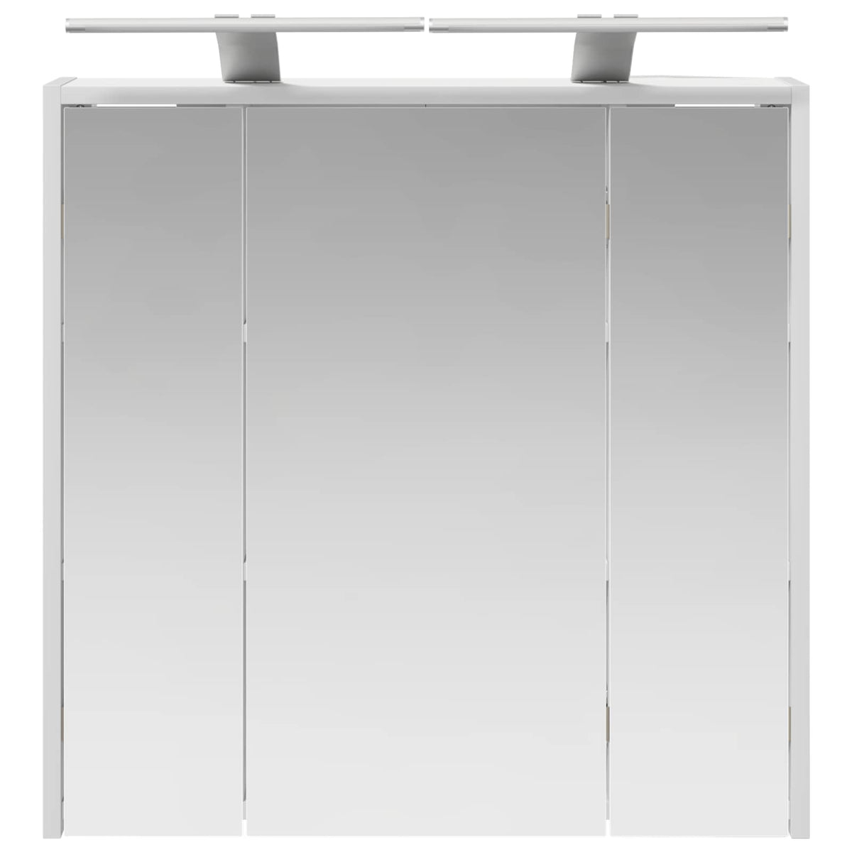 Badeværelsesspejlskab Hvid 63,5 x 16 x 62,5 cm Konstrueret træ