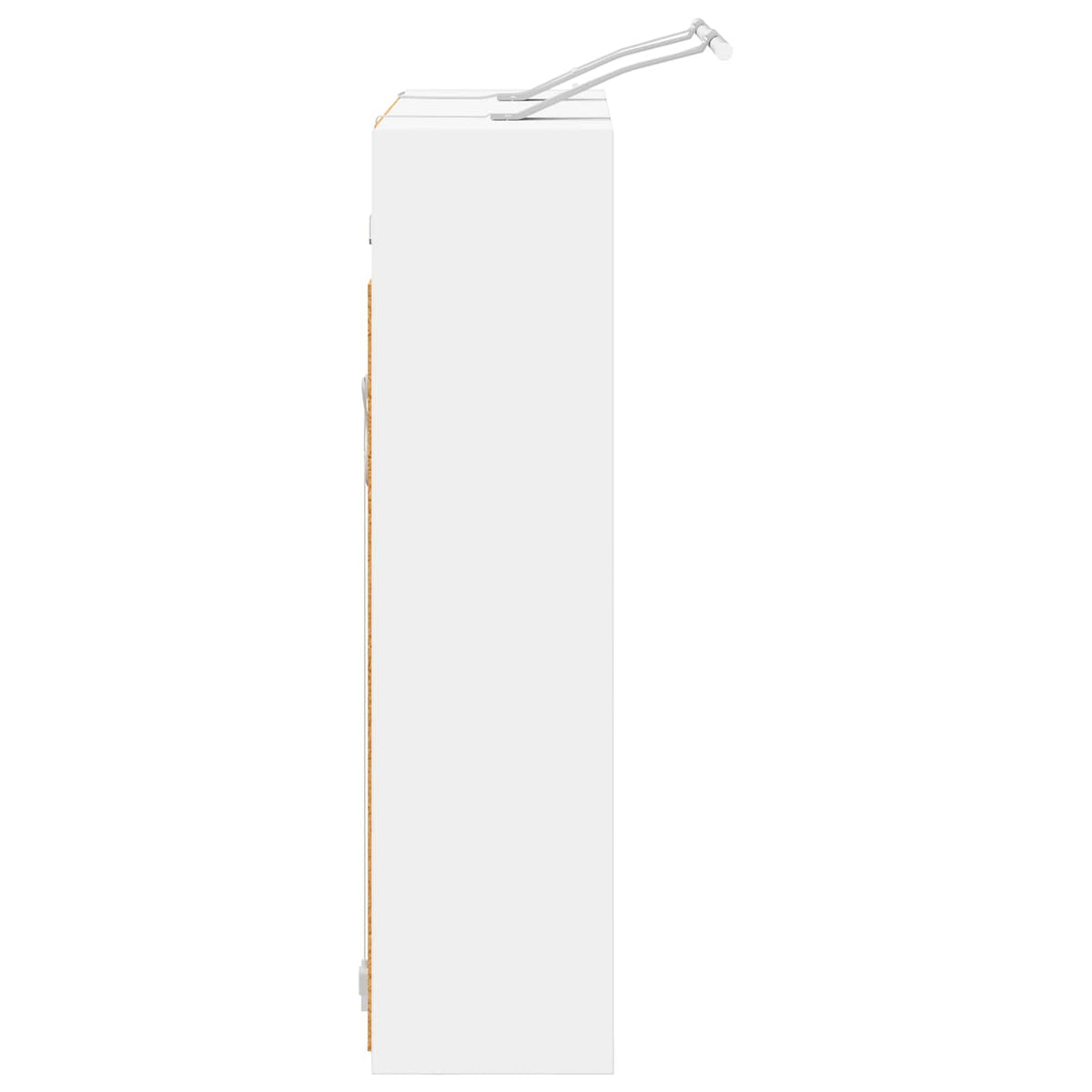 Badeværelsesspejlskab Hvid 63,5 x 16 x 62,5 cm Konstrueret træ