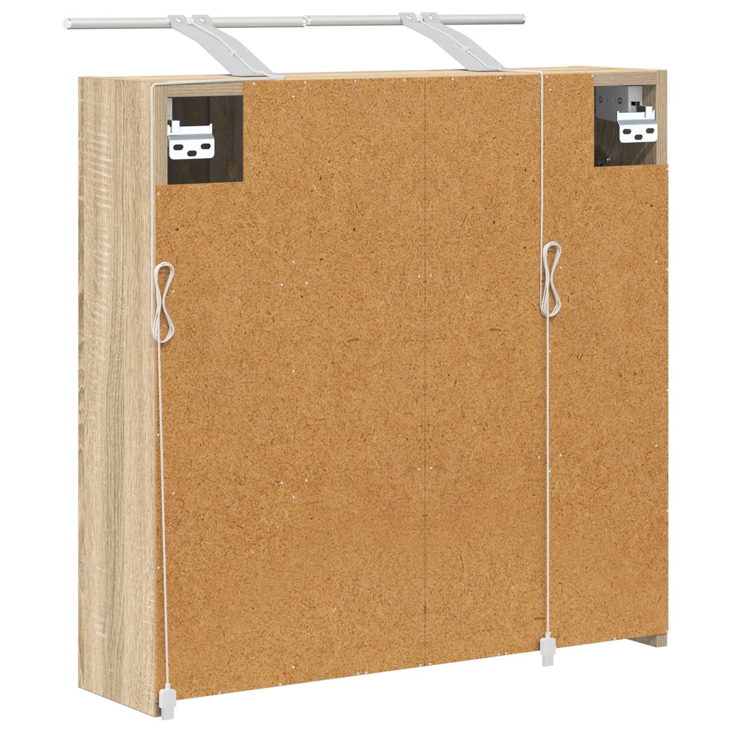 Badeværelsesspejlskab Sonoma eg 63,5 x 16 x 62,5 cm