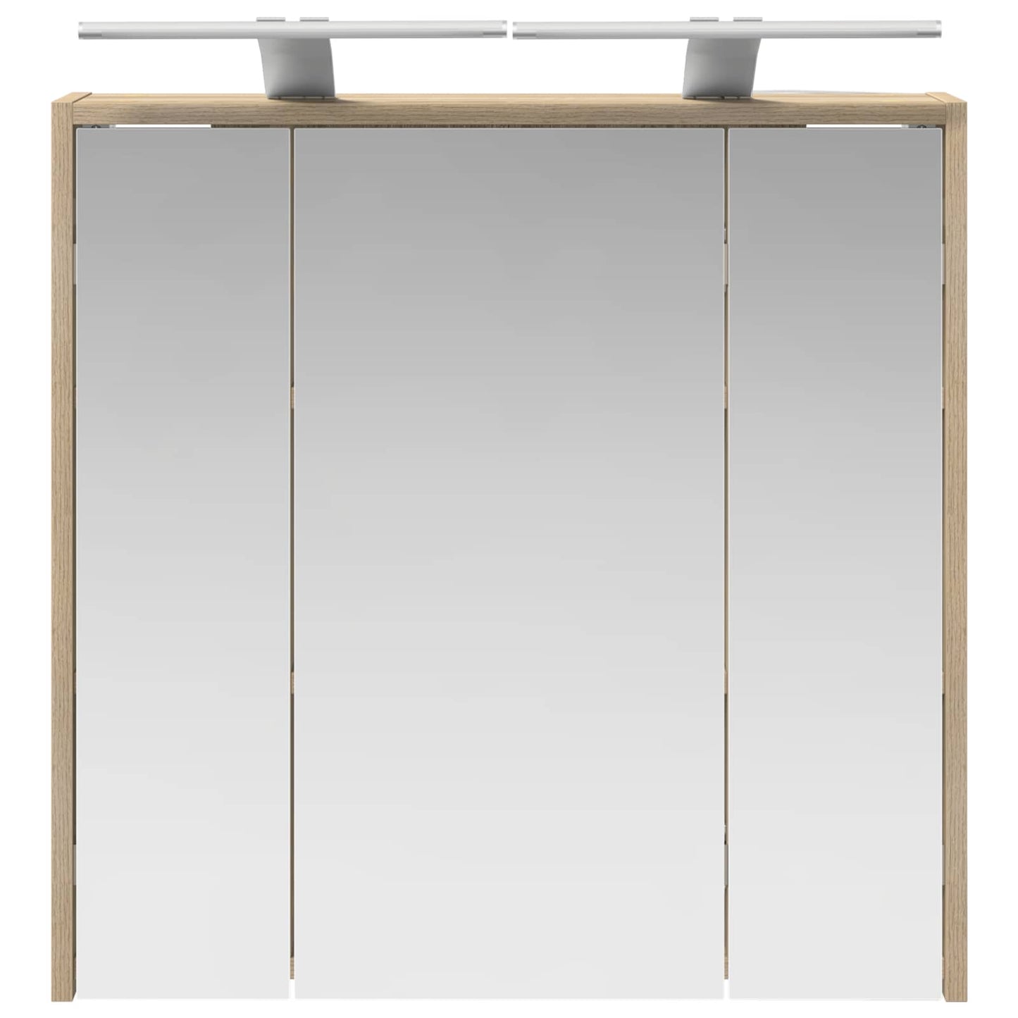 Badeværelsesspejlskab Sonoma eg 63,5 x 16 x 62,5 cm