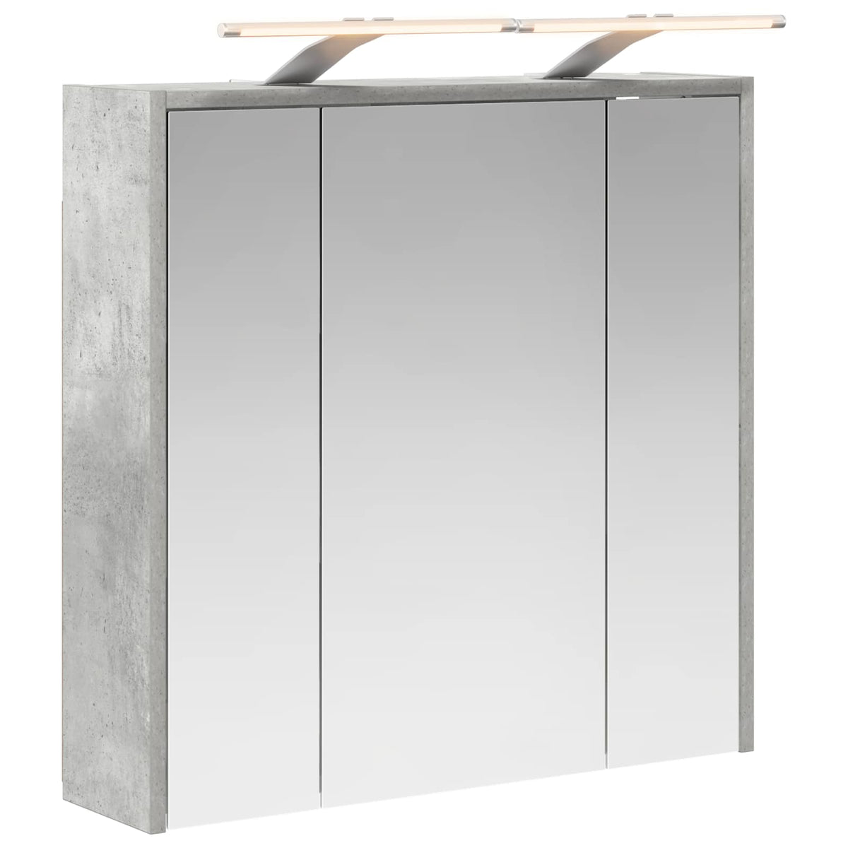 Badeværelsesspejlskab Beton Grå 63,5 x 16 x 62,5 cm