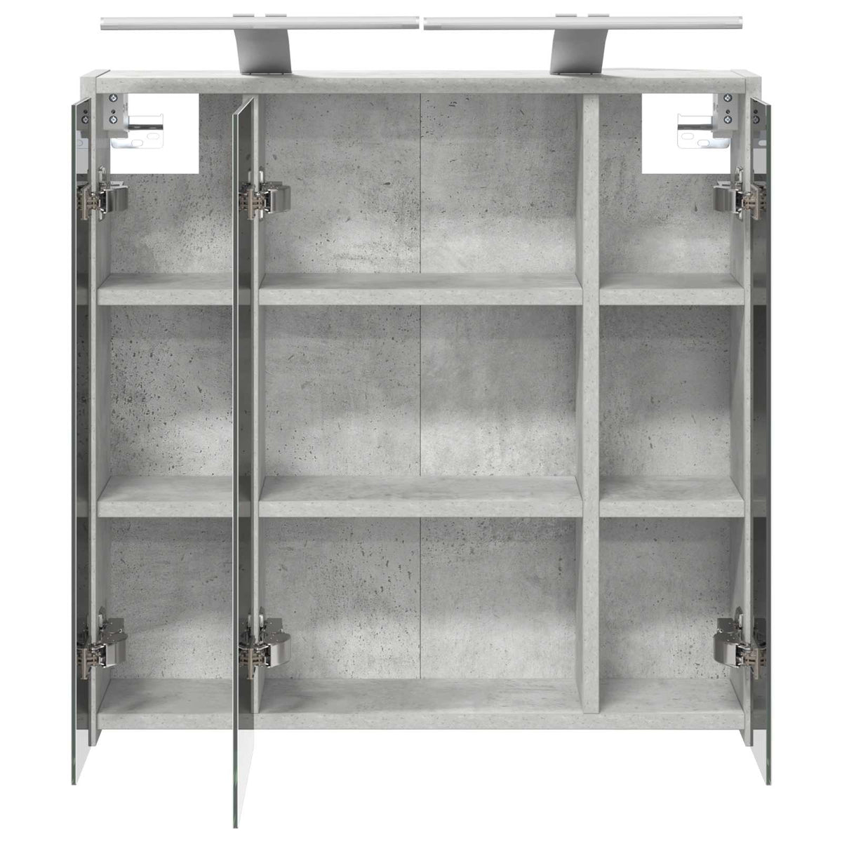 Badeværelsesspejlskab Beton Grå 63,5 x 16 x 62,5 cm