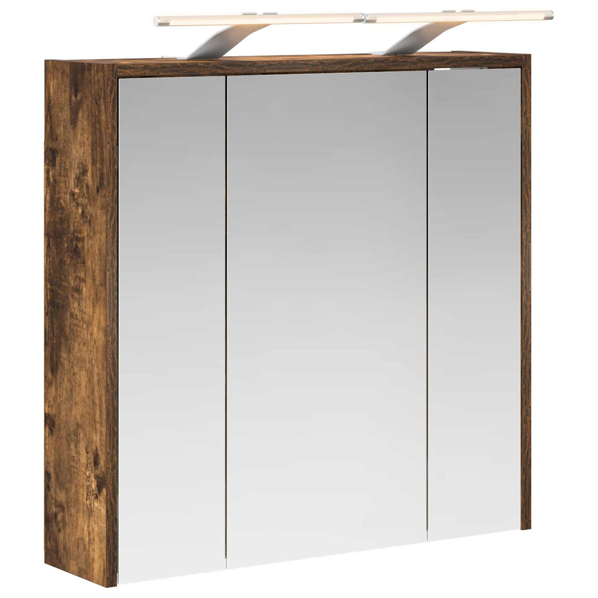 Badeværelsesspejlskab Røget eg 63,5 x 16 x 62,5 cm