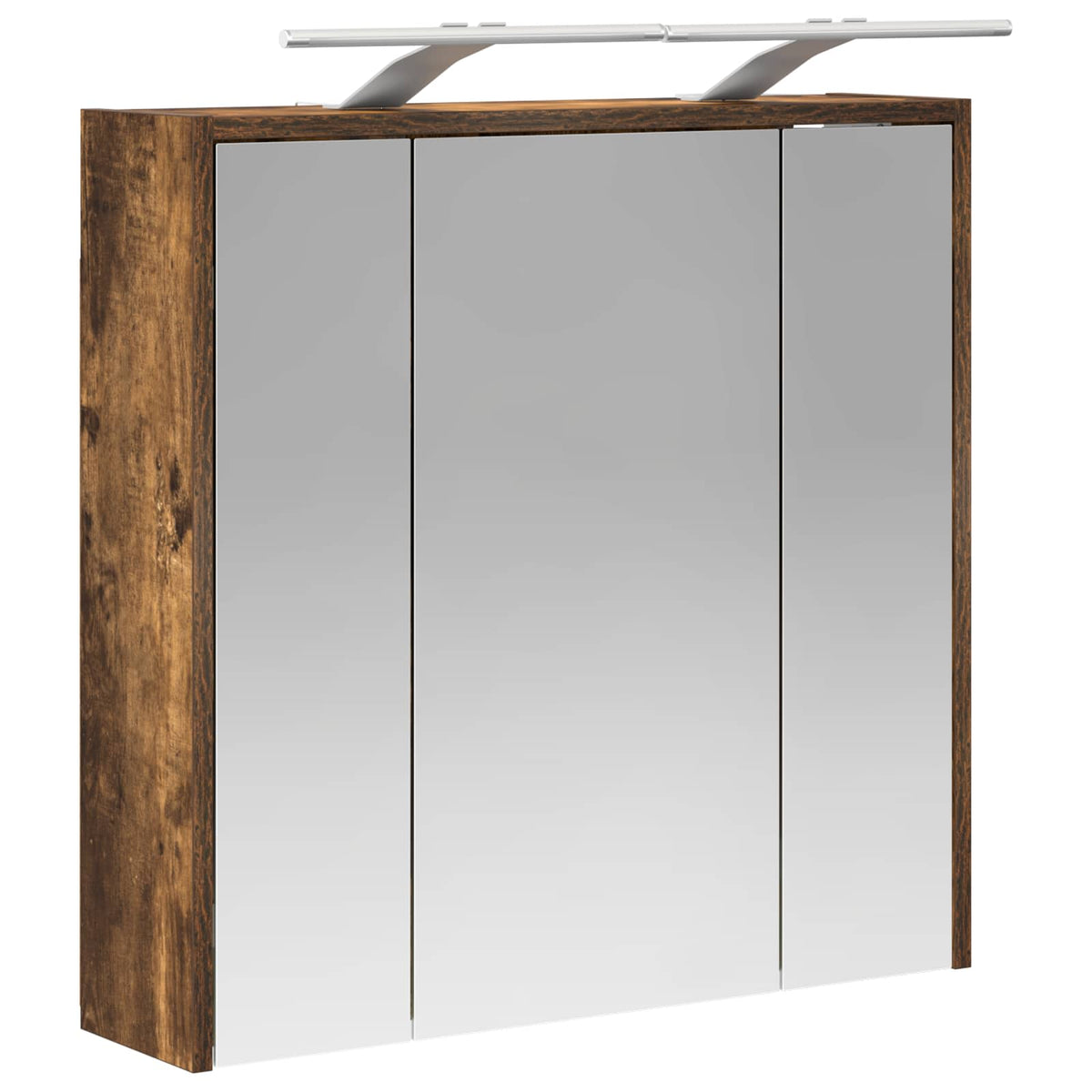 Badeværelsesspejlskab Røget eg 63,5 x 16 x 62,5 cm