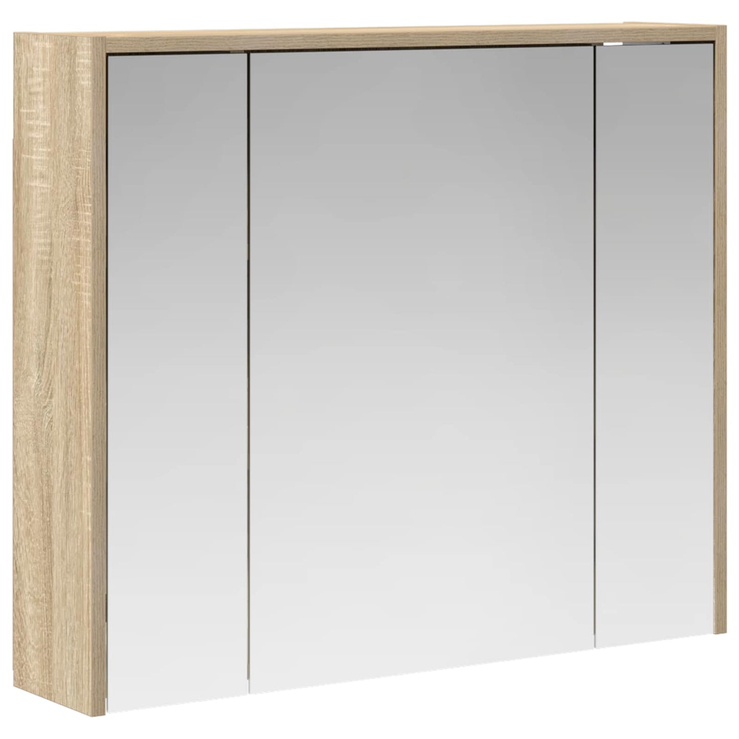 Badeværelsesspejlskab Sonoma eg 73,5 x 16 x 62,5 cm