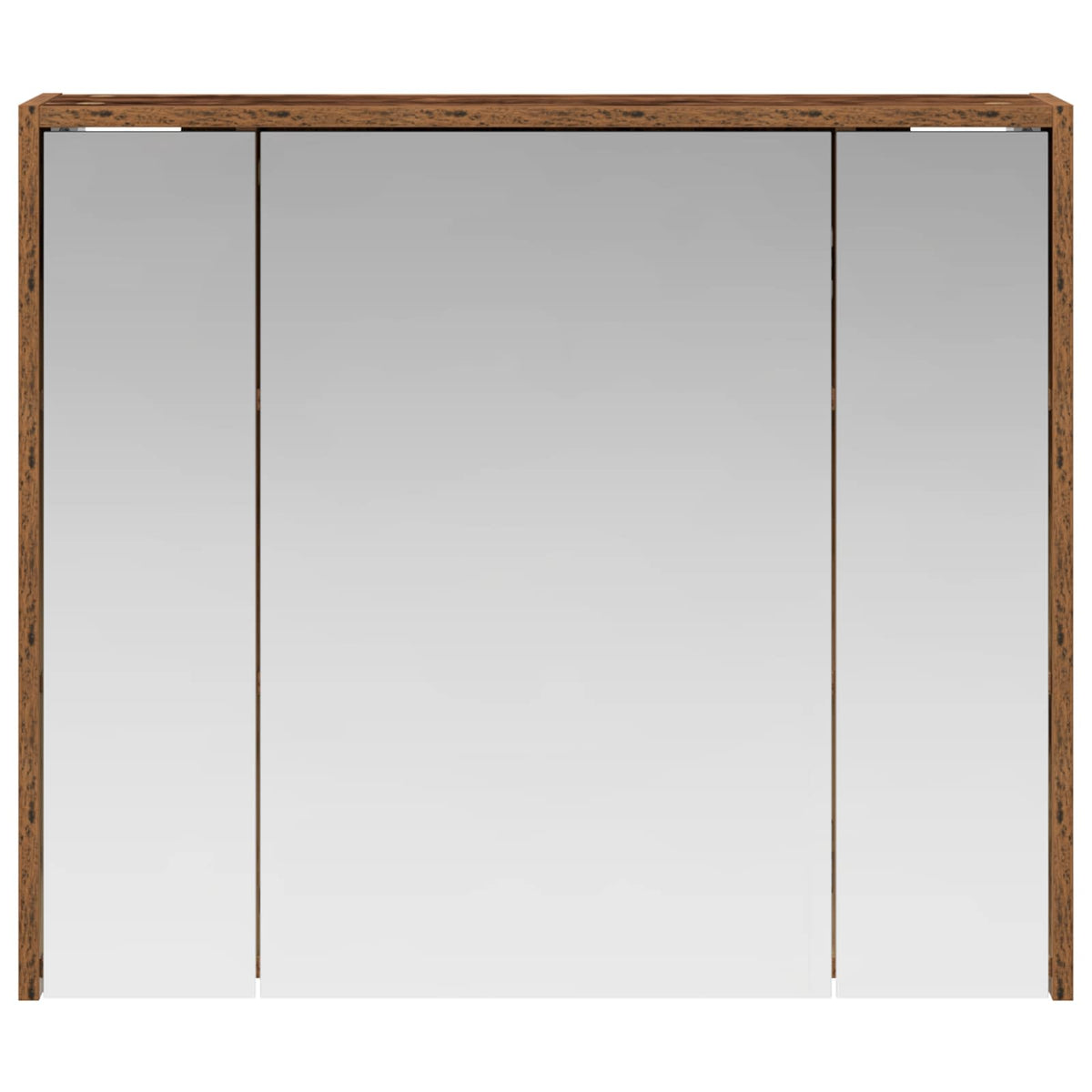 Badeværelsesspejlskab Gammelt træ 73,5 x 16 x 62,5 cm