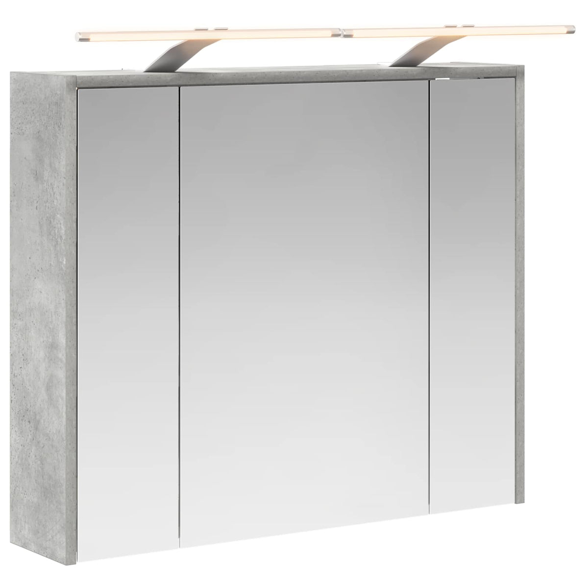 Badeværelsesspejlskab Beton Grå 73,5 x 16 x 62,5 cm