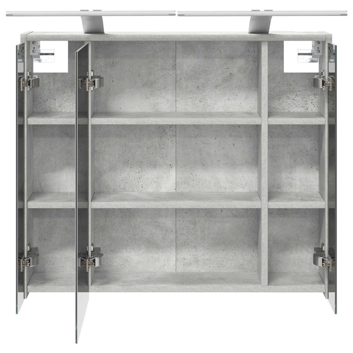 Badeværelsesspejlskab Beton Grå 73,5 x 16 x 62,5 cm