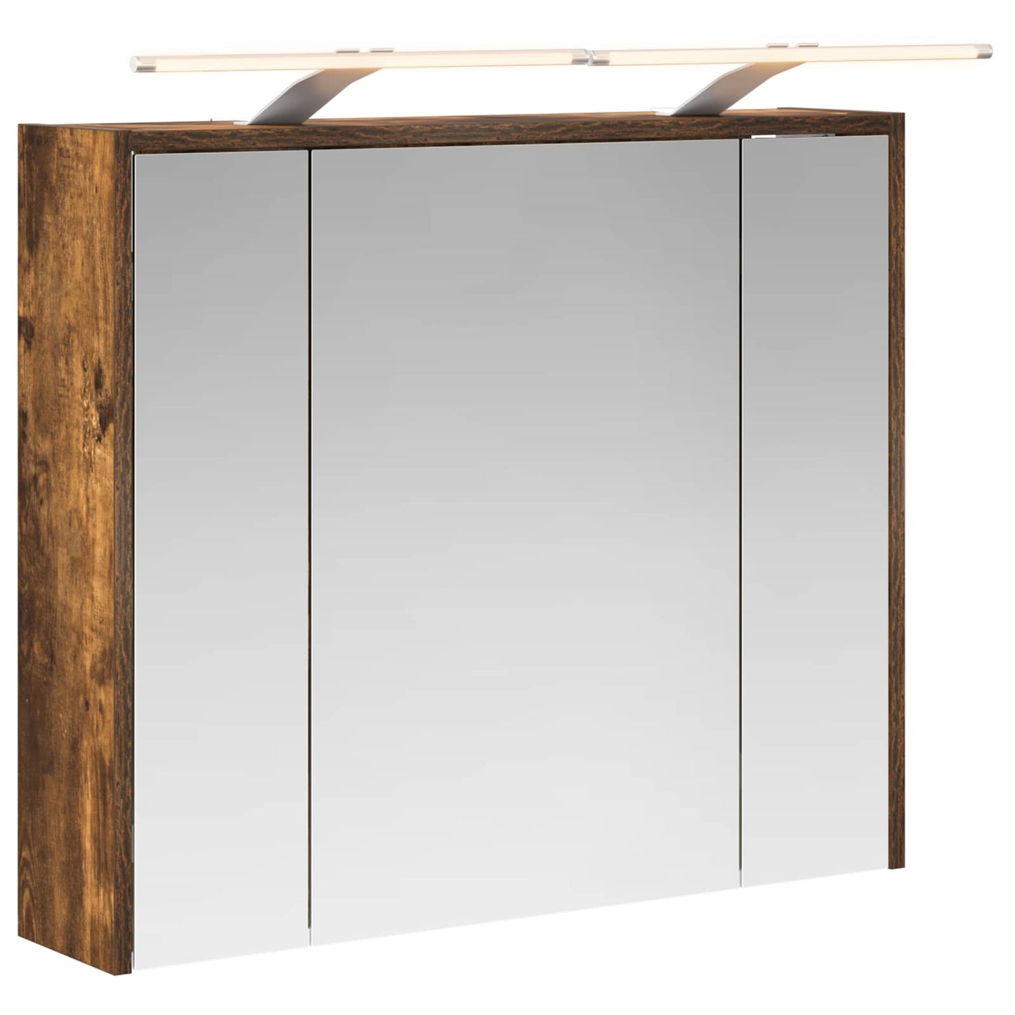 Badeværelsesspejlskab Røget eg 73,5 x 16 x 62,5 cm