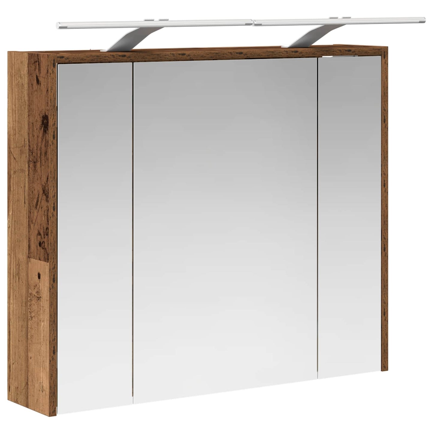 Badeværelsesspejlskab Gammelt træ 73,5 x 16 x 62,5 cm
