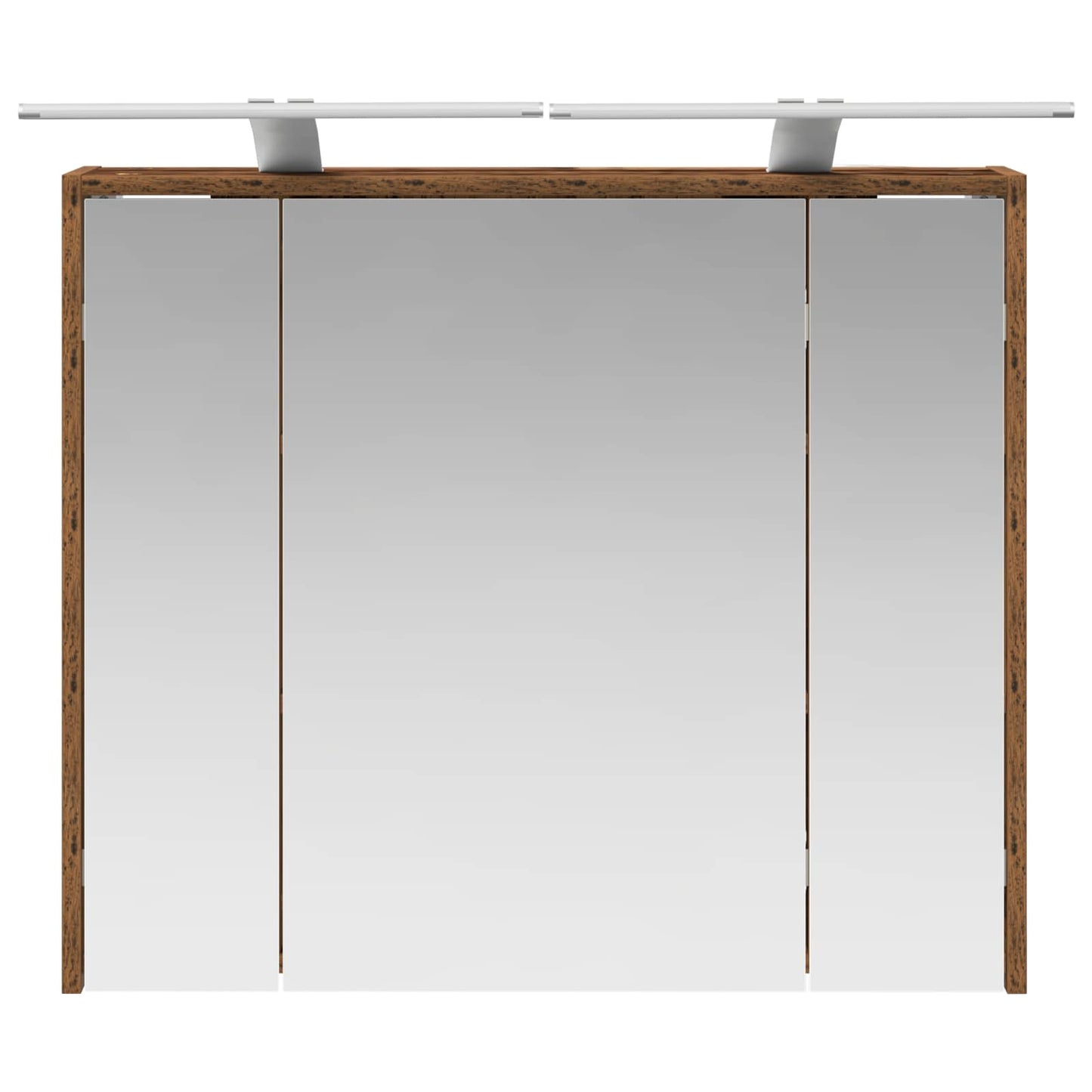 Badeværelsesspejlskab Gammelt træ 73,5 x 16 x 62,5 cm