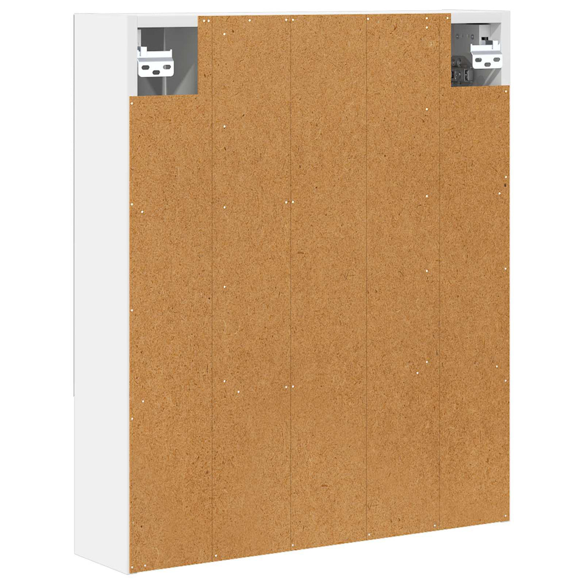 Badeværelsesspejlskab Hvid 60 x 14.5 x 70 cm Konstrueret træ