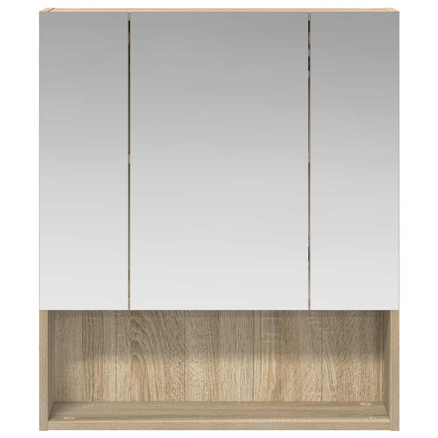 Badeværelsesspejlskab Sonoma eg 60 x 14.5 x 70 cm