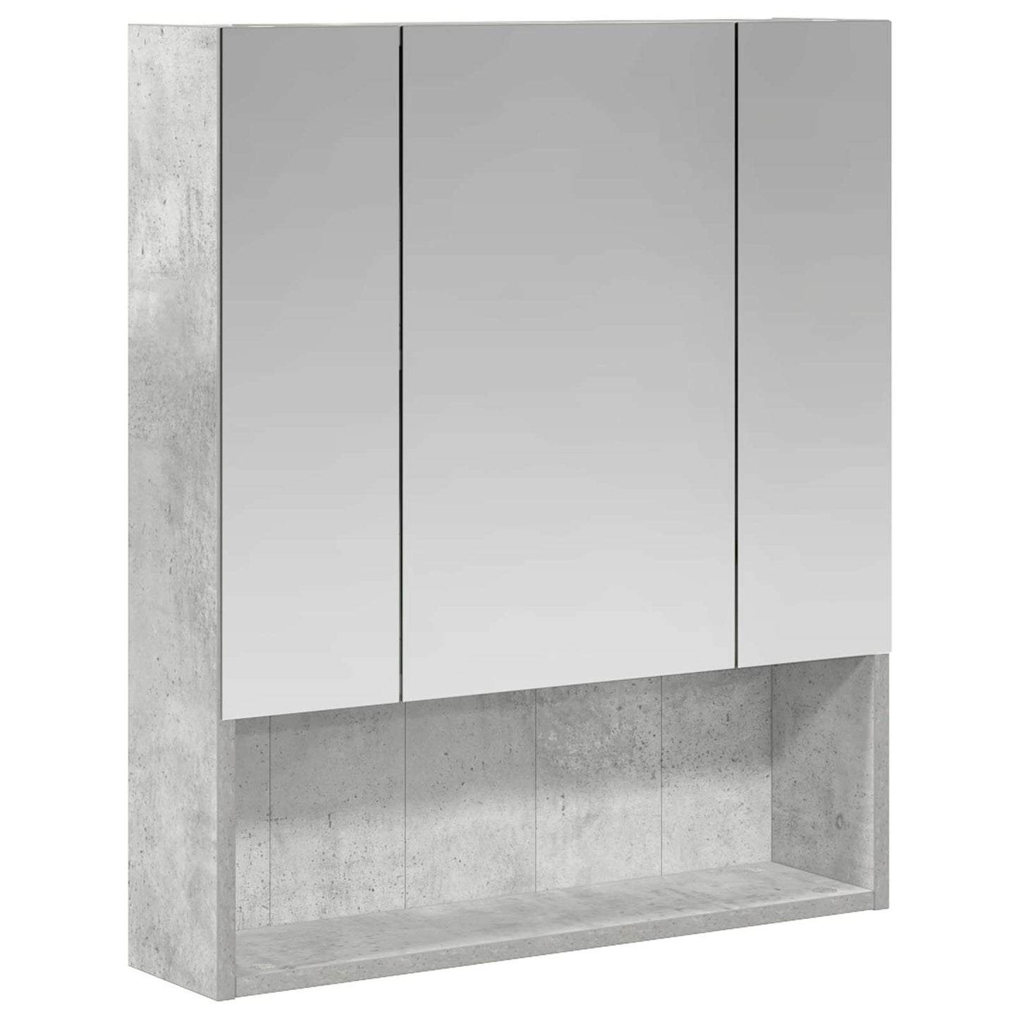 Badeværelsesspejlskab Beton Grå 60 x 14.5 x 70 cm