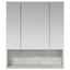 Badeværelsesspejlskab Beton Grå 60 x 14.5 x 70 cm