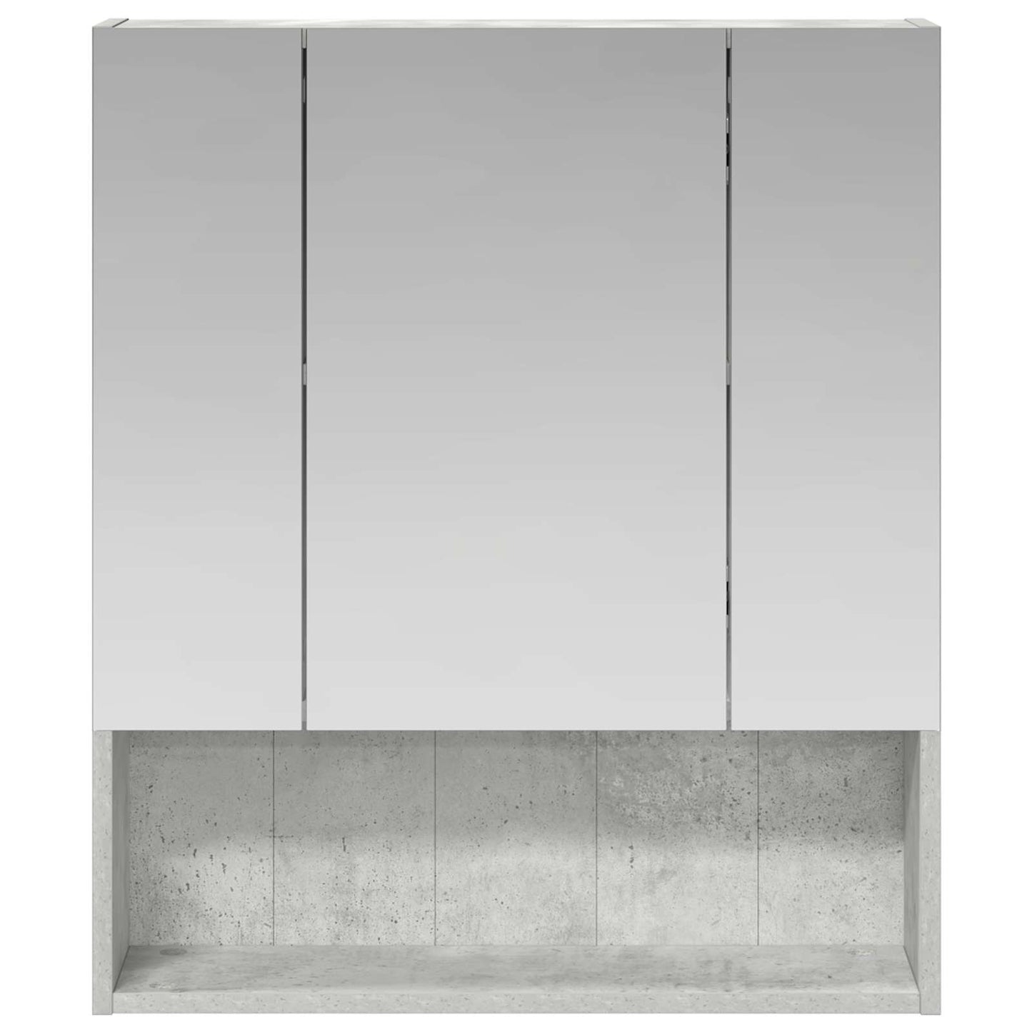 Badeværelsesspejlskab Beton Grå 60 x 14.5 x 70 cm