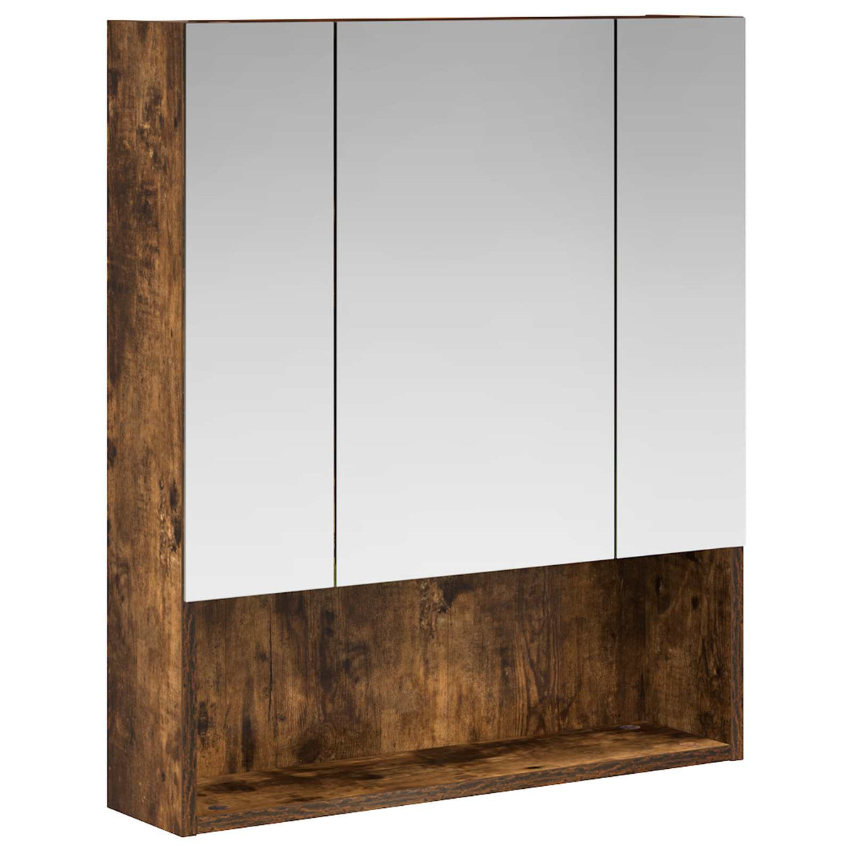 Badeværelsesspejlskab Røget eg 60 x 14.5 x 70 cm