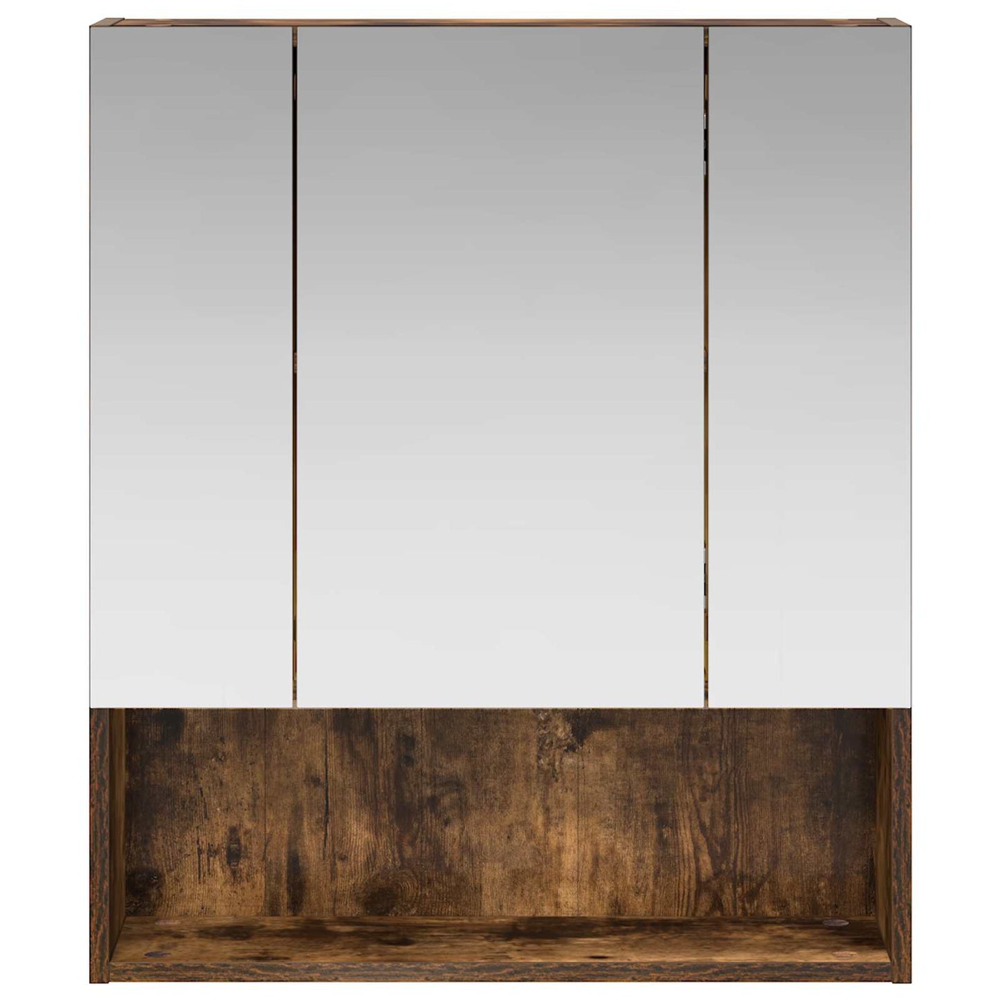 Badeværelsesspejlskab Røget eg 60 x 14.5 x 70 cm
