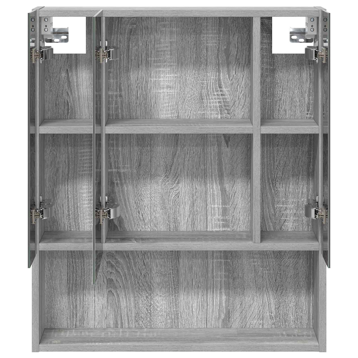 Badeværelsesspejlskab Grå Sonoma 60 x 14.5 x 70 cm