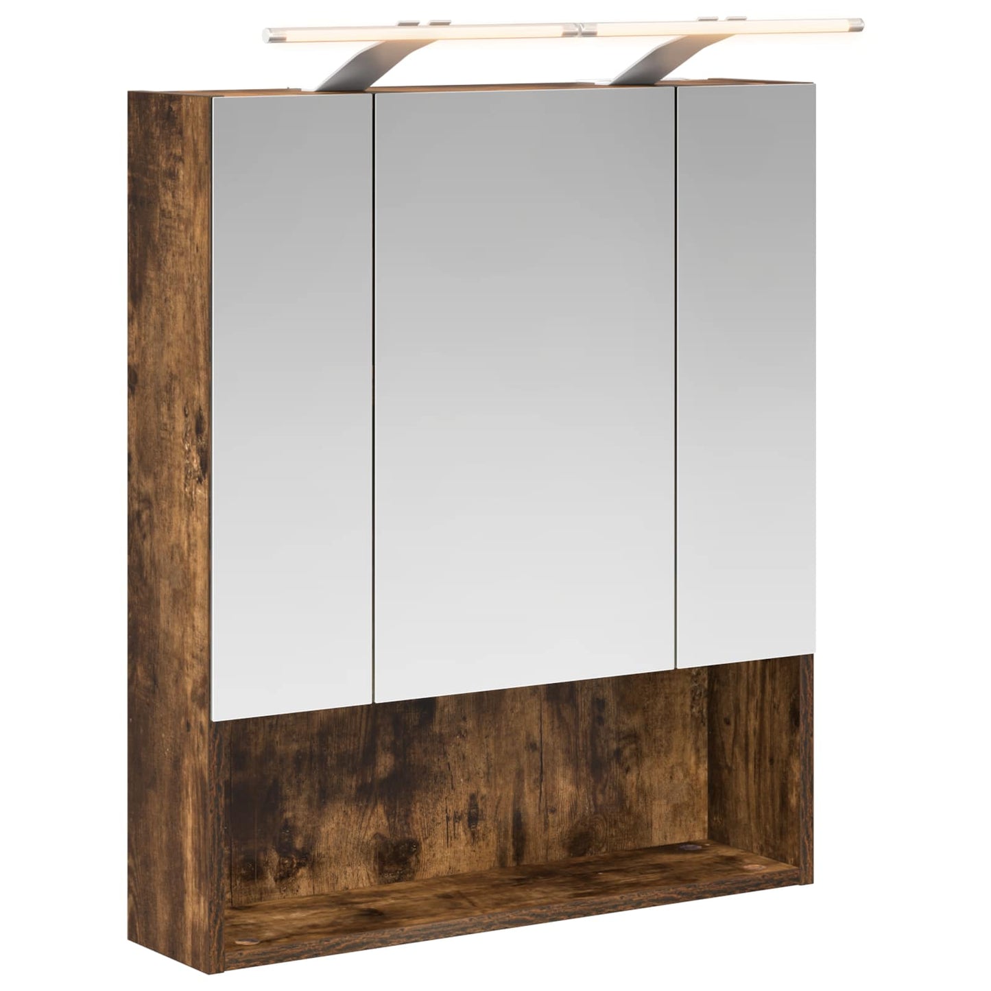 Badeværelsesspejlskab Røget eg 60 x 14.5 x 70 cm