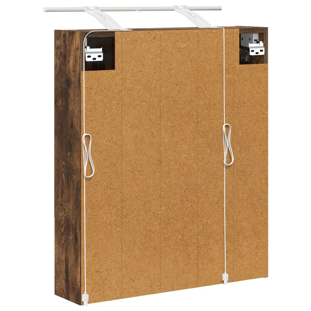 Badeværelsesspejlskab Røget eg 60 x 14.5 x 70 cm