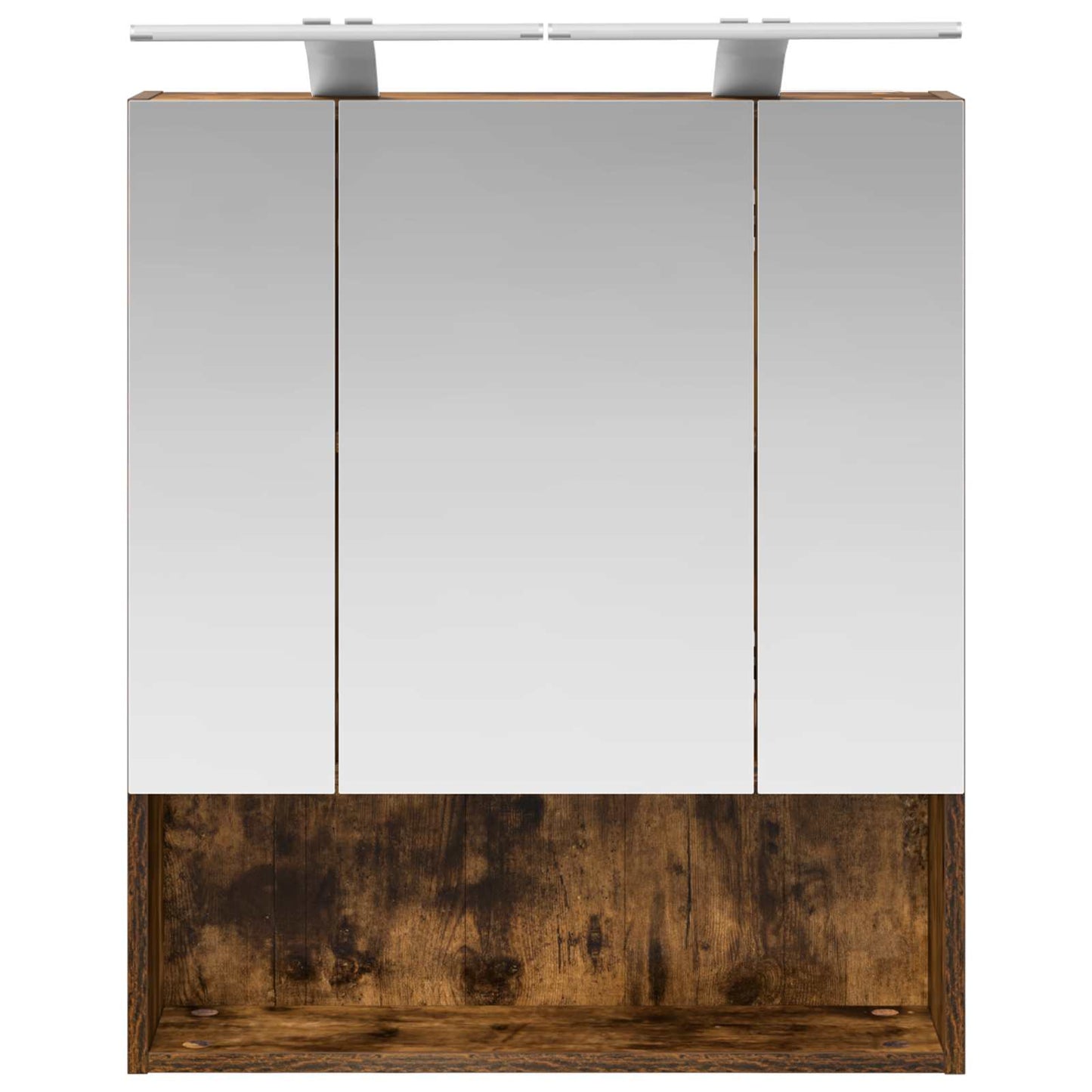 Badeværelsesspejlskab Røget eg 60 x 14.5 x 70 cm