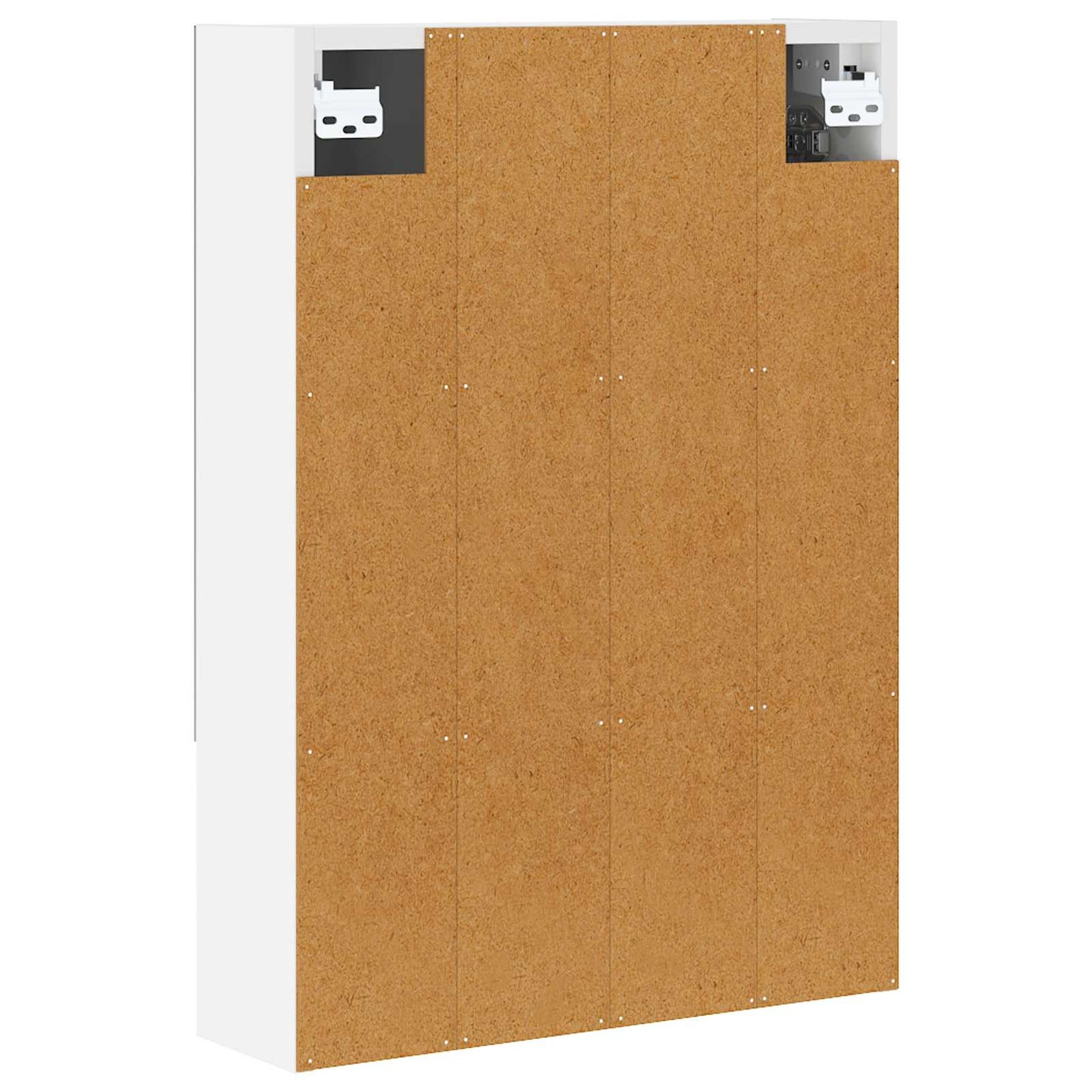 Badeværelsesspejlskab Hvid 50 x 14,5 x 70 cm Konstrueret træ