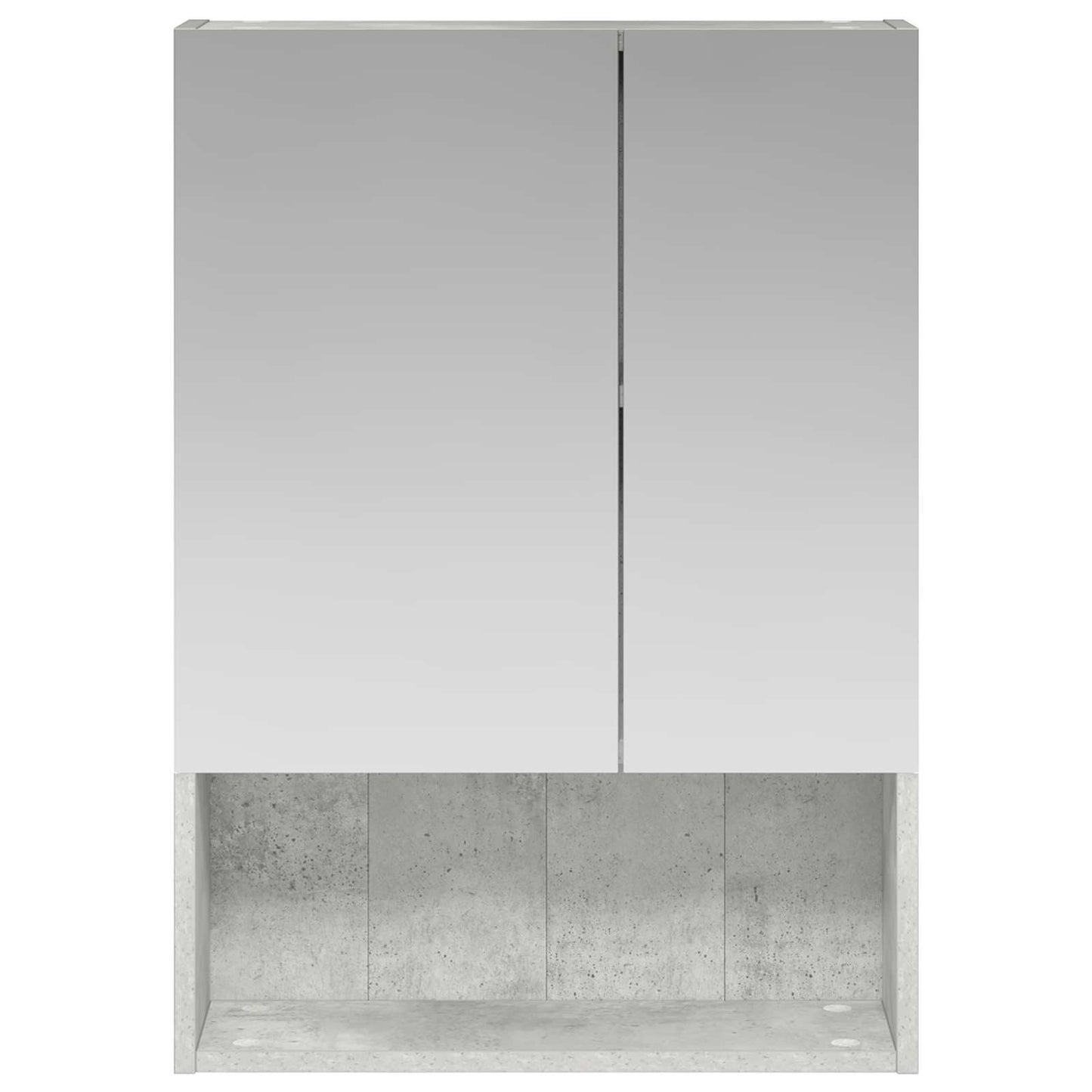 Badeværelsesspejlskab Beton Grå 50 x 14,5 x 70 cm