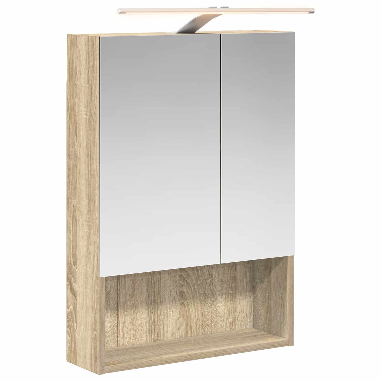Badeværelsesspejlskab Sonoma eg 50 x 14,5 x 70 cm