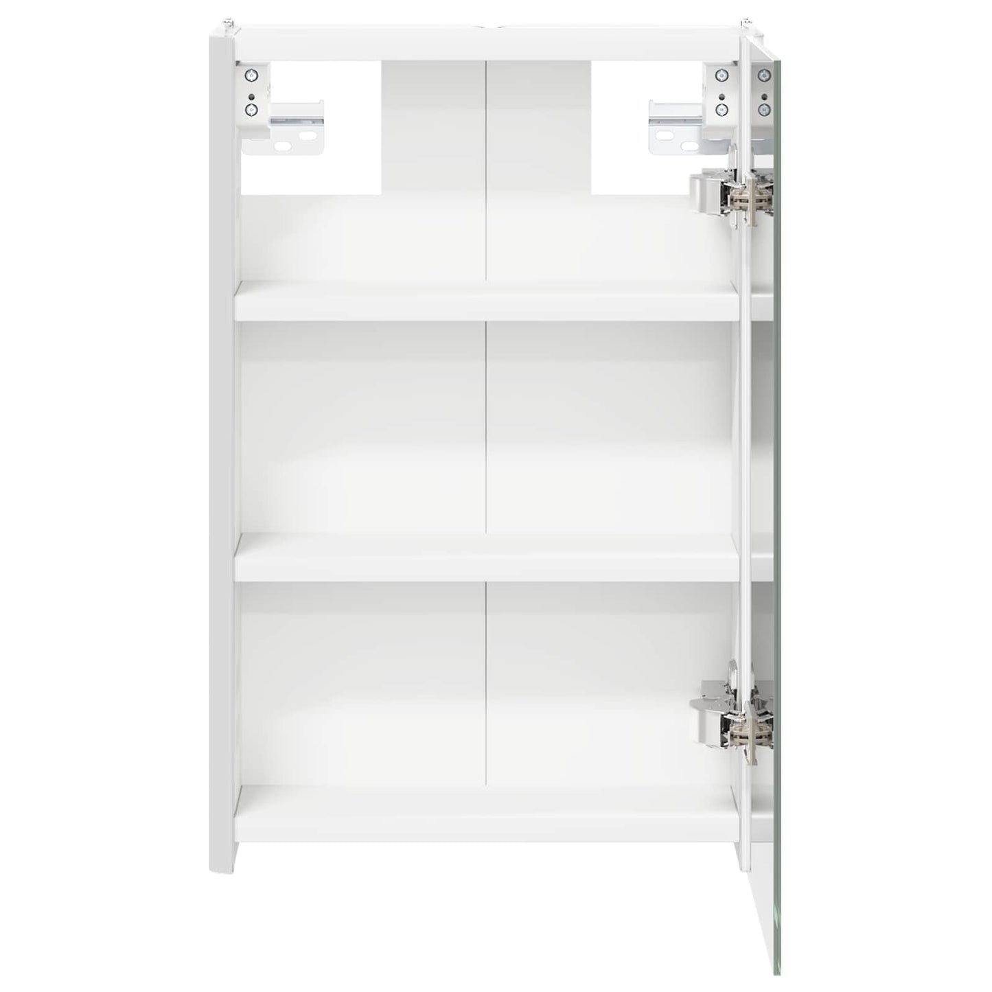 Badeværelsesspejlskab Hvid 33 x 11,5 x 50 cm Konstrueret træ