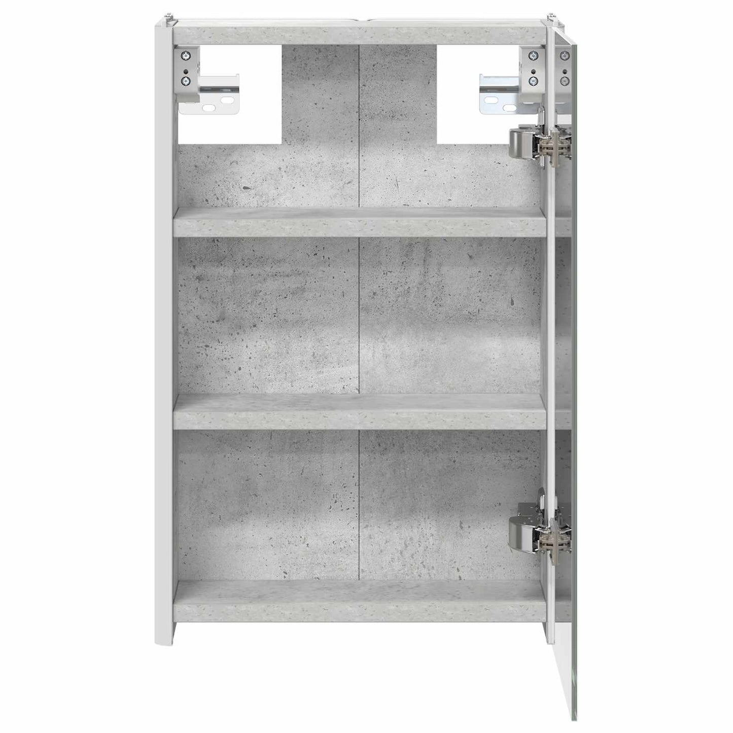 Badeværelsesspejlskab Beton Grå 33 x 11,5 x 50 cm