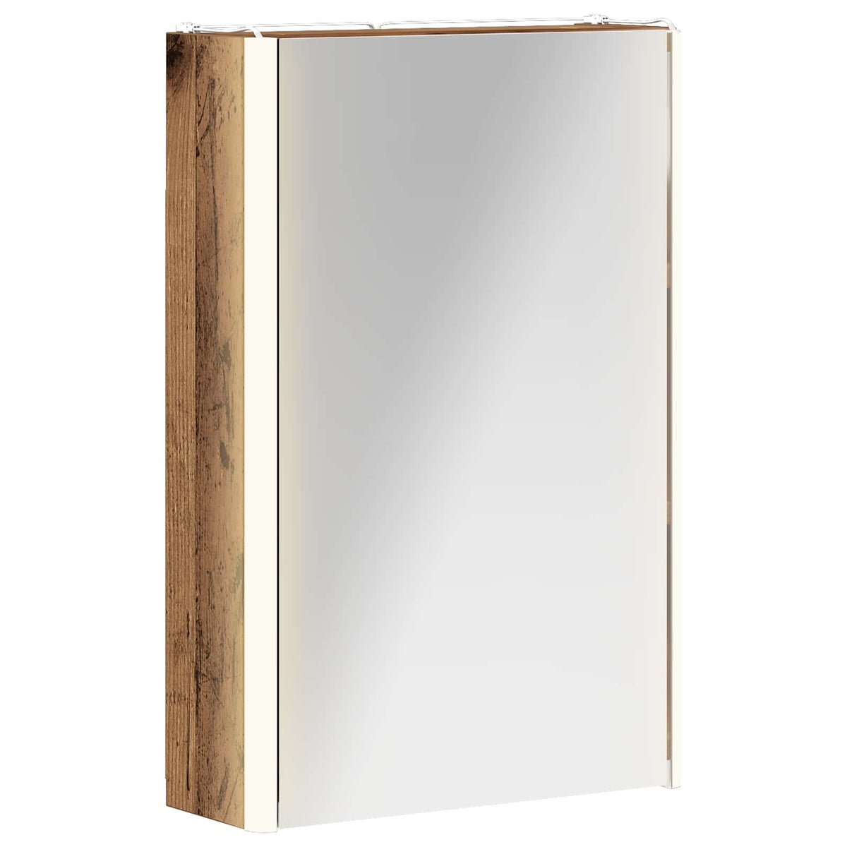 Badeværelsesspejlskab Gammelt træ 33 x 11,5 x 50 cm