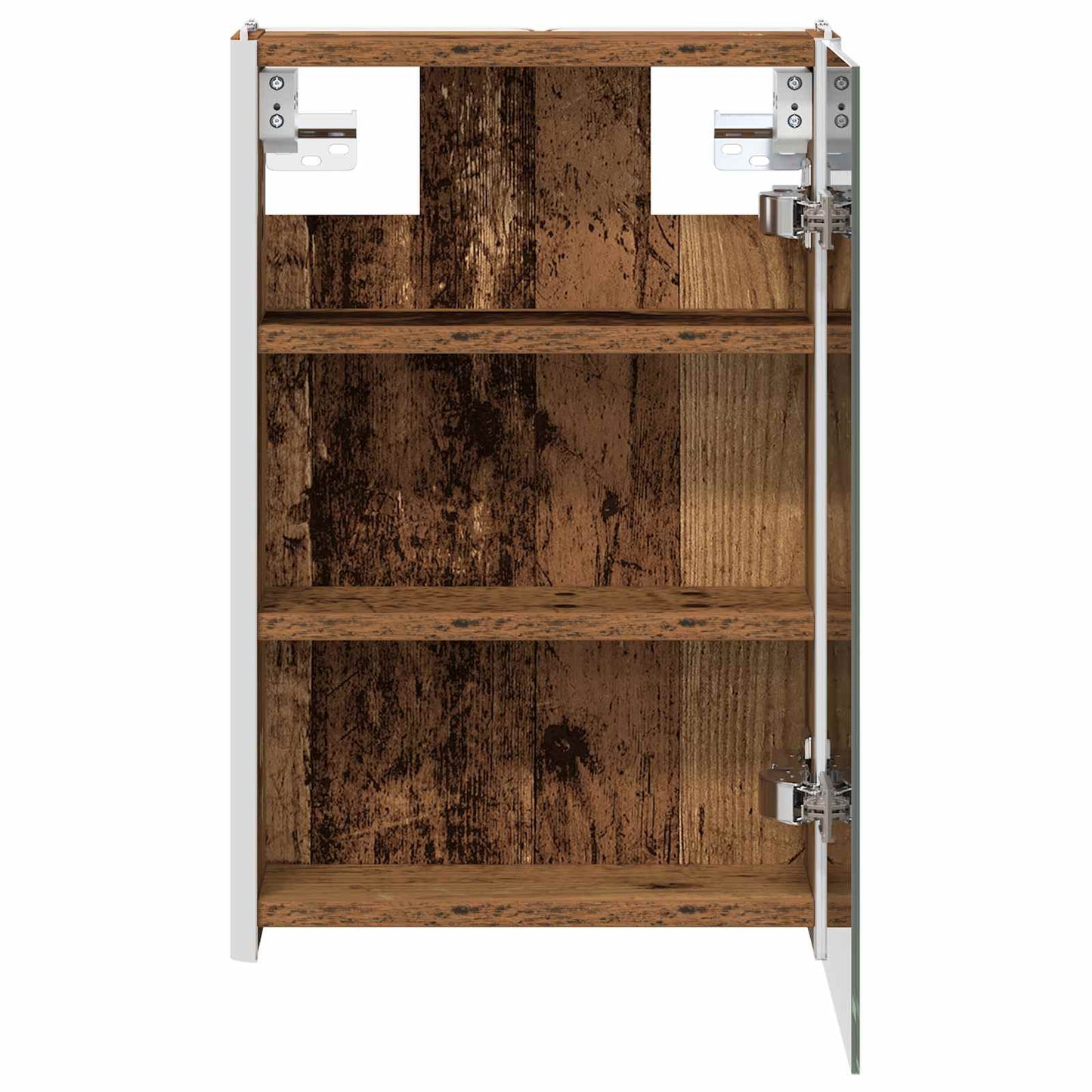 Badeværelsesspejlskab Gammelt træ 33 x 11,5 x 50 cm