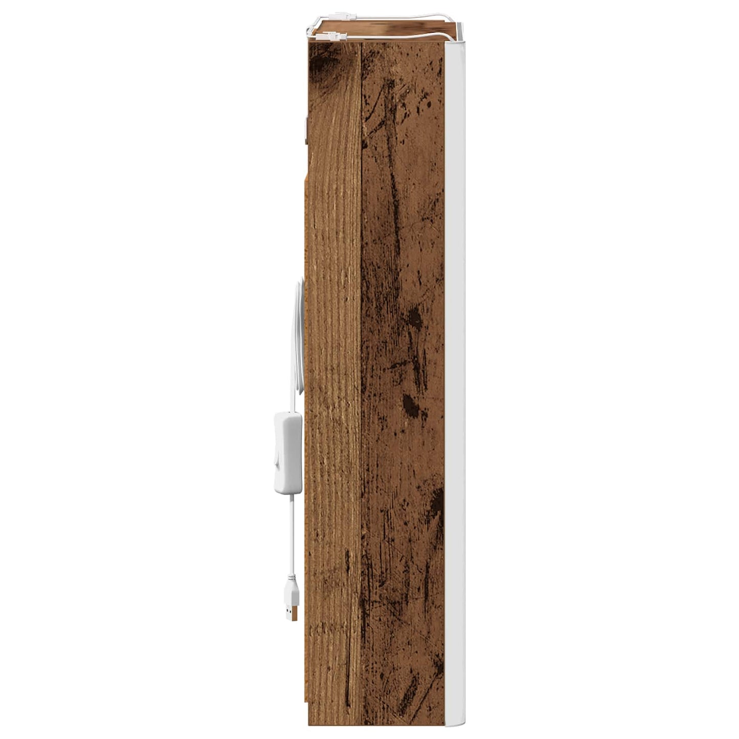 Badeværelsesspejlskab Gammelt træ 33 x 11,5 x 50 cm